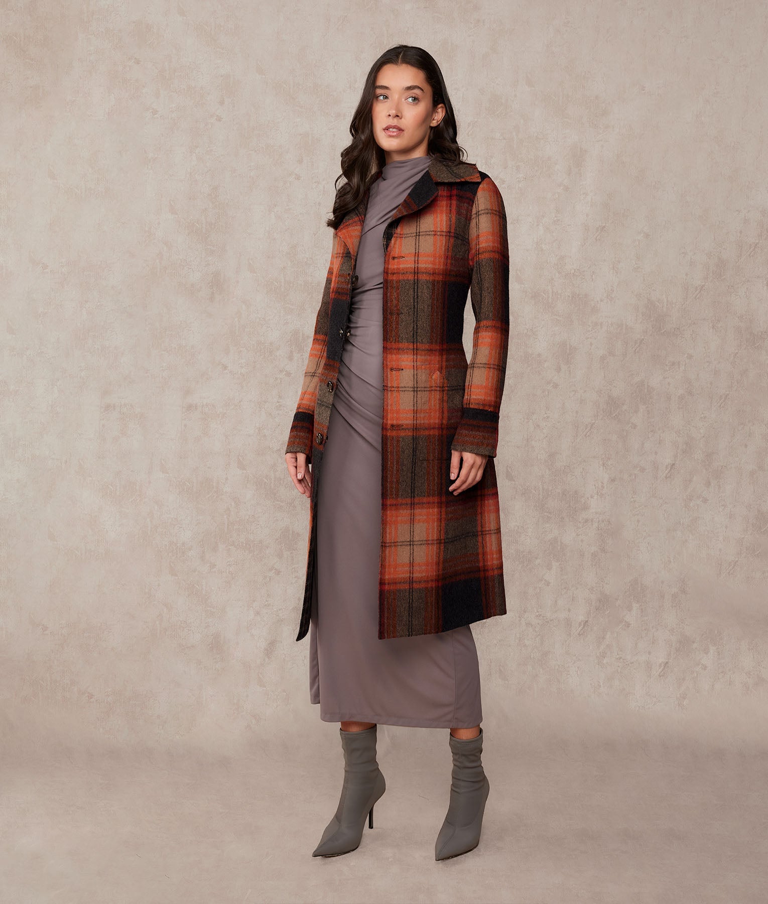 Reversible Oversized Belted Coat