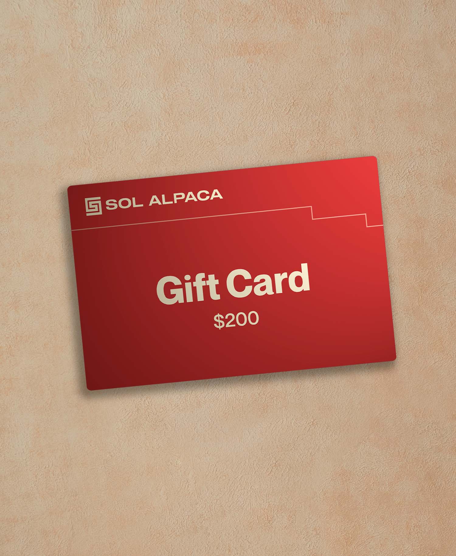 Gift card $200.00