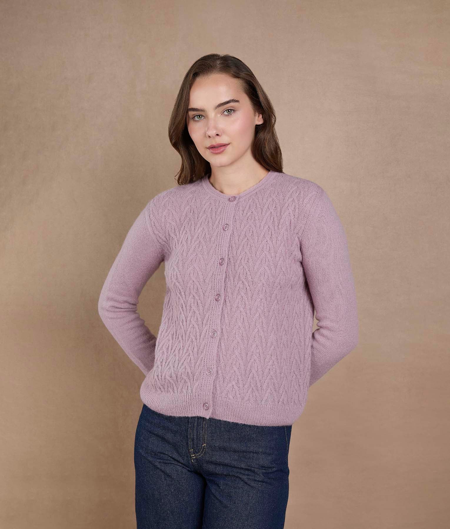 Pink Lavender Cardigan
