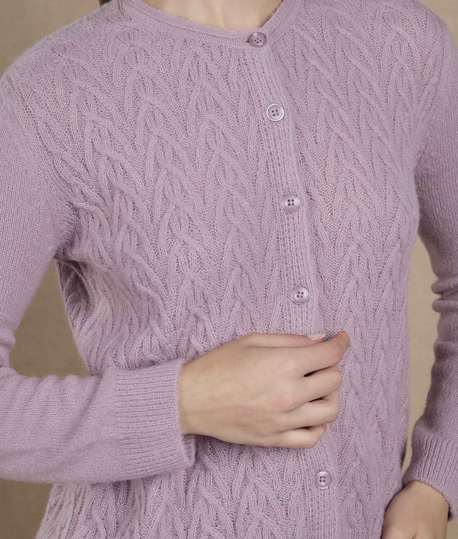 Pink Lavender Cardigan