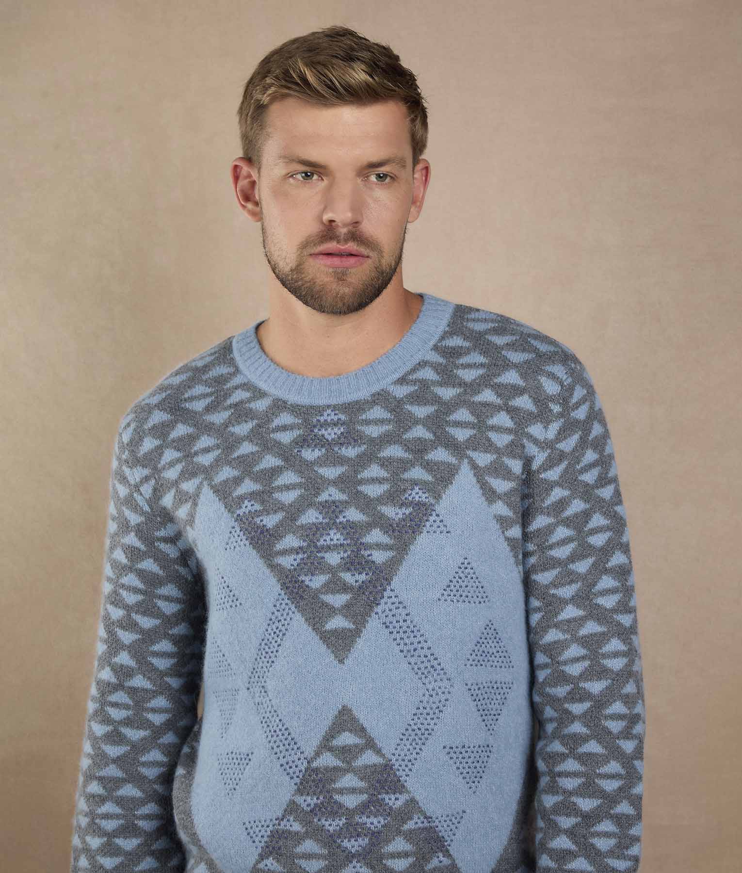 Platinum Blue Duo Sweater