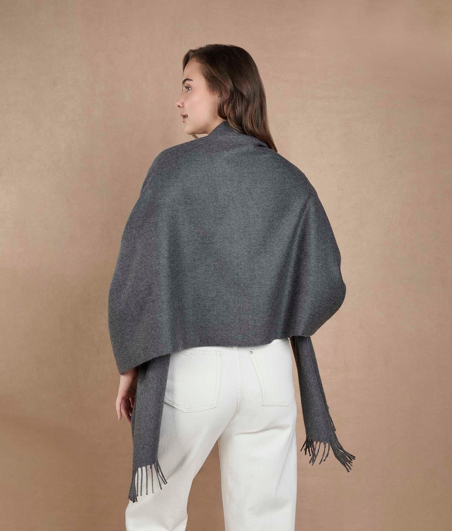 Classic Graphite Gray Shawl