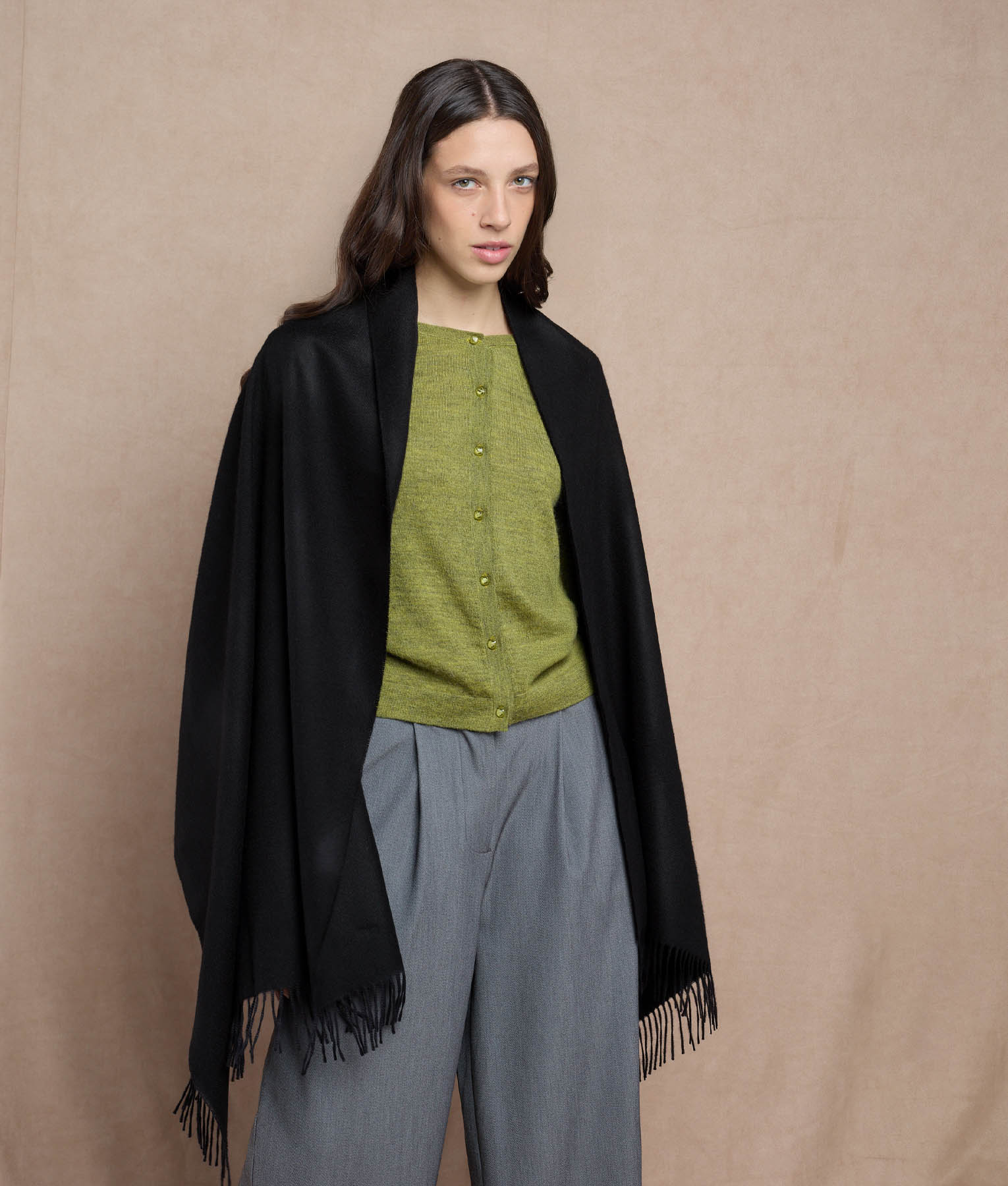 Premium Shawl - Black