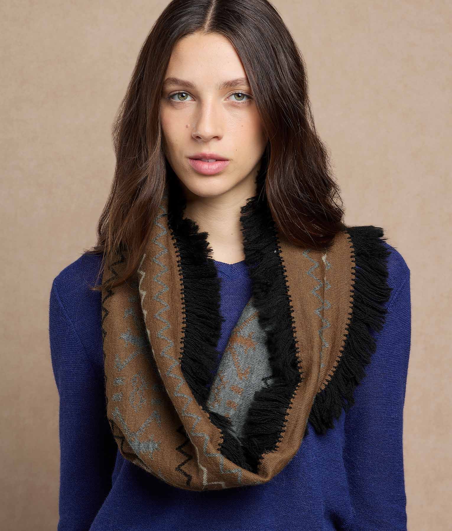 Snowy Andes Infinity Scarf