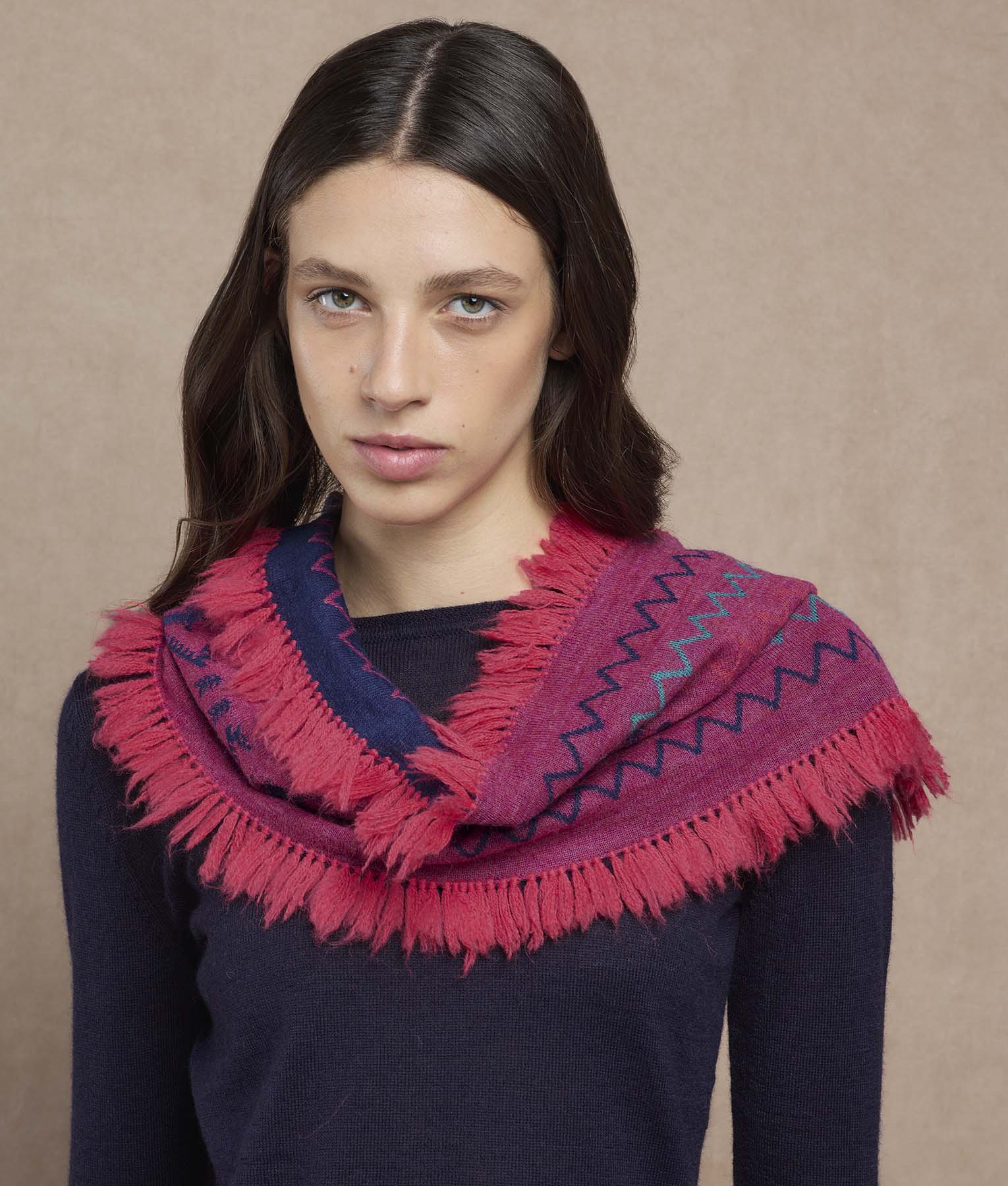 Snowy Andes Infinity Scarf