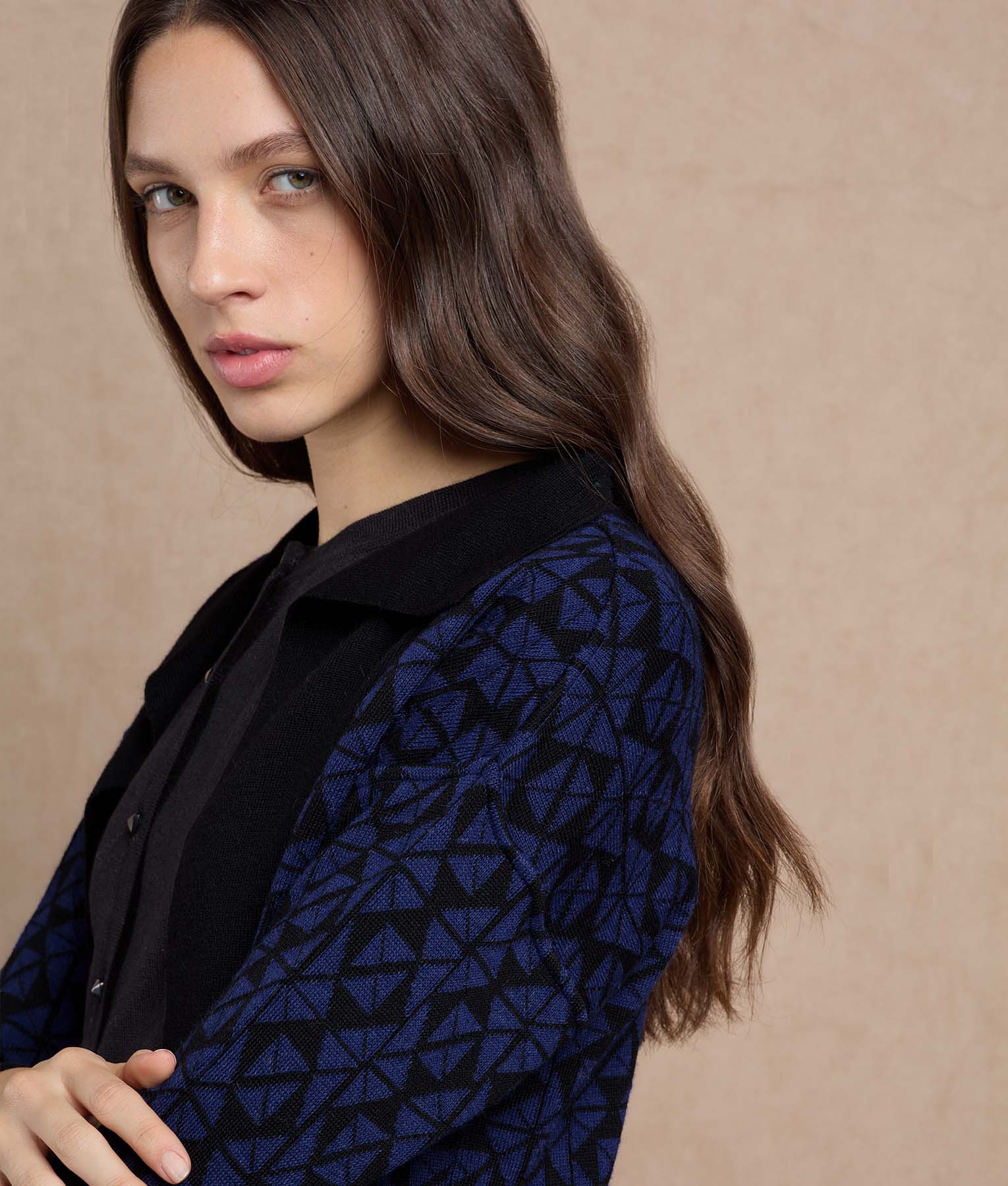 Reversible Long Cardigan