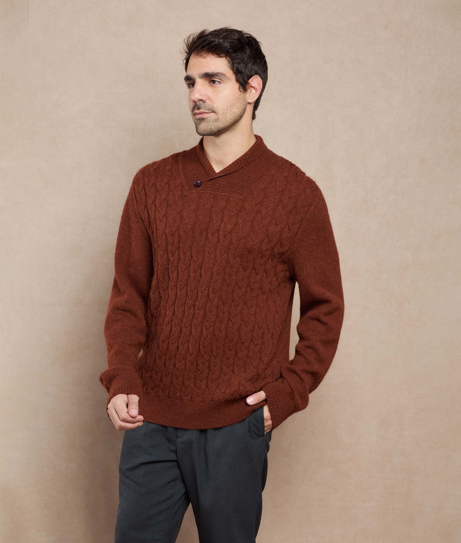 Wheat Cables Sweater