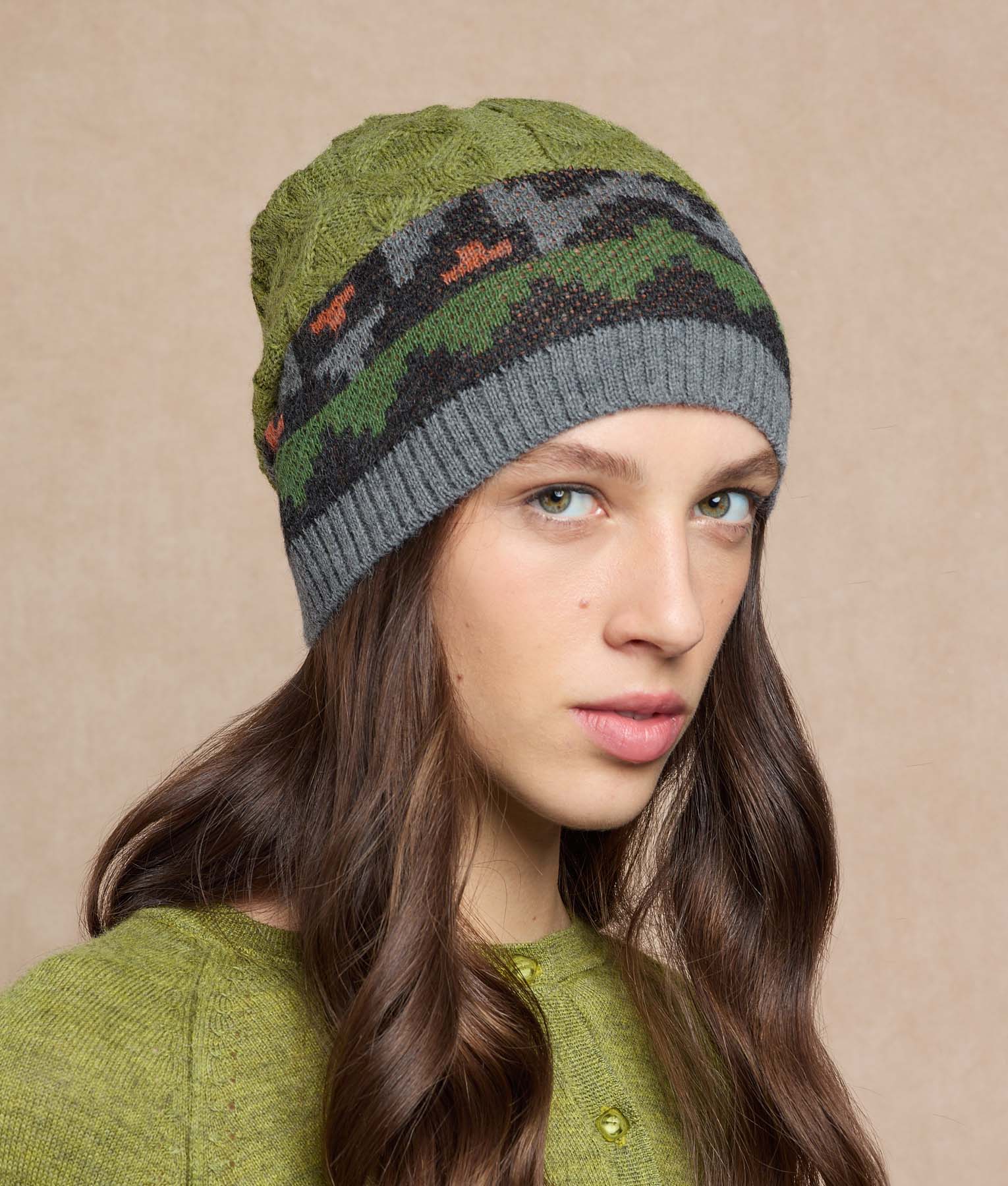 Jacquard Beanie
