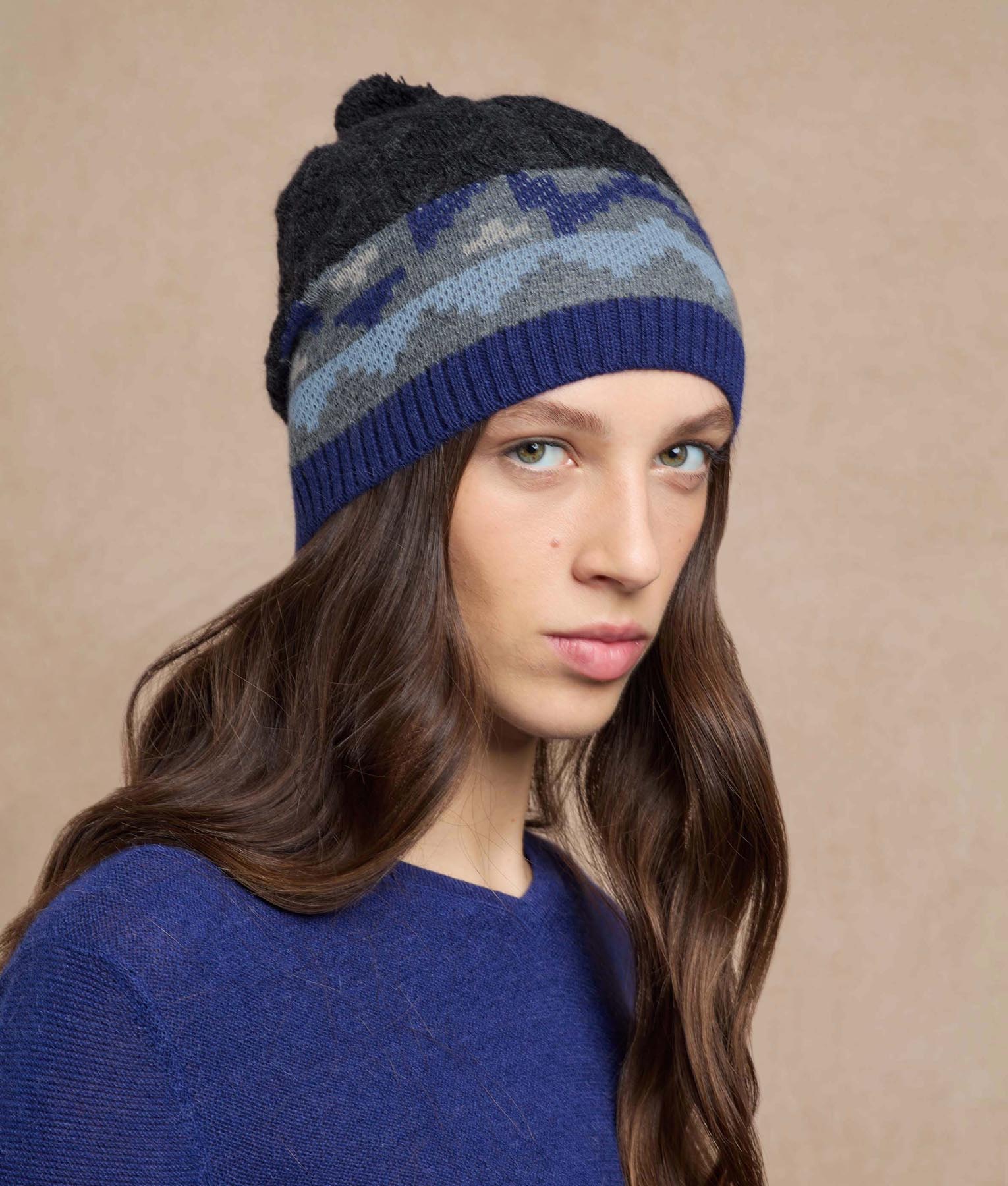 Jacquard Beanie