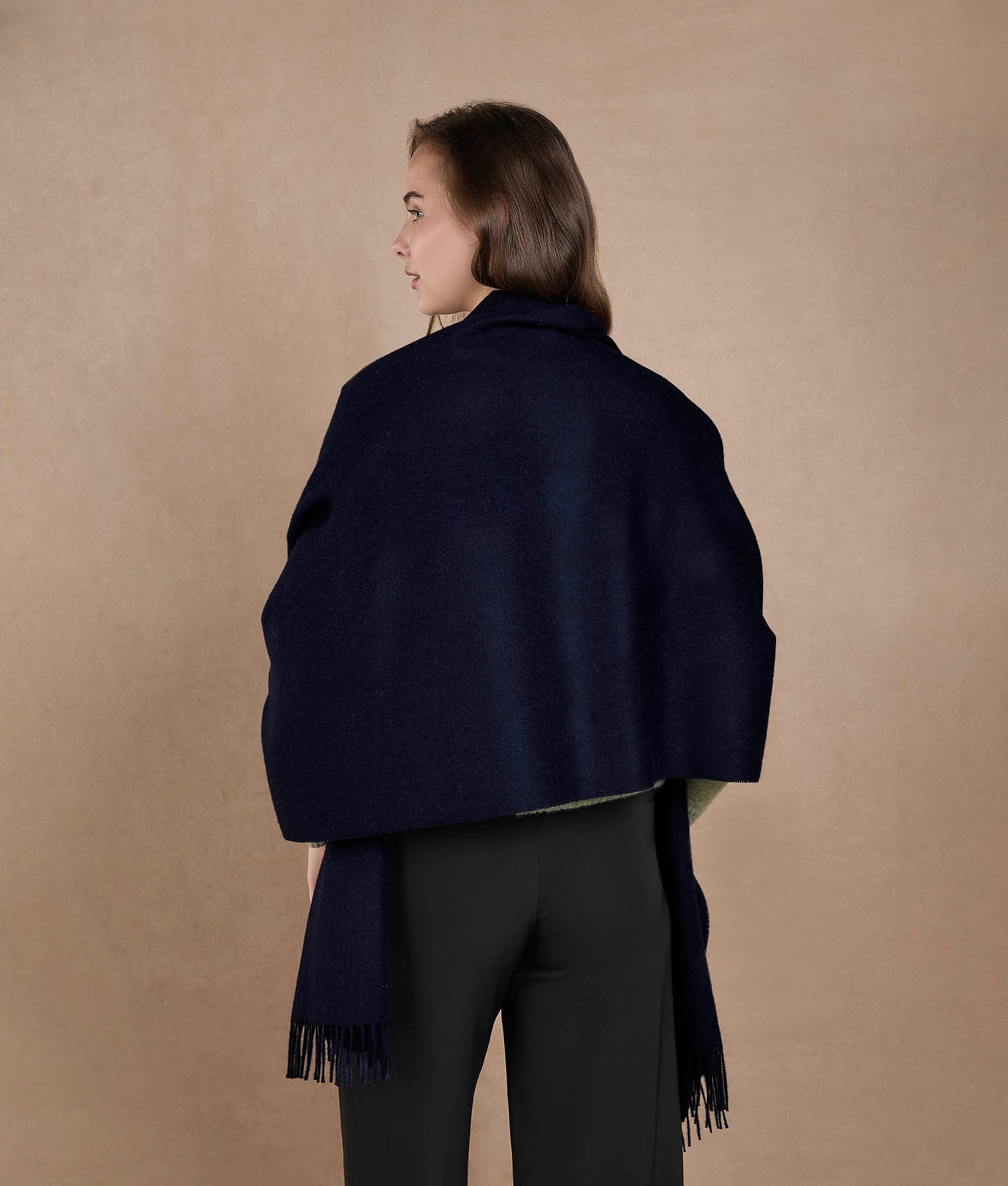 Brushed Shawl - Total Eclipse