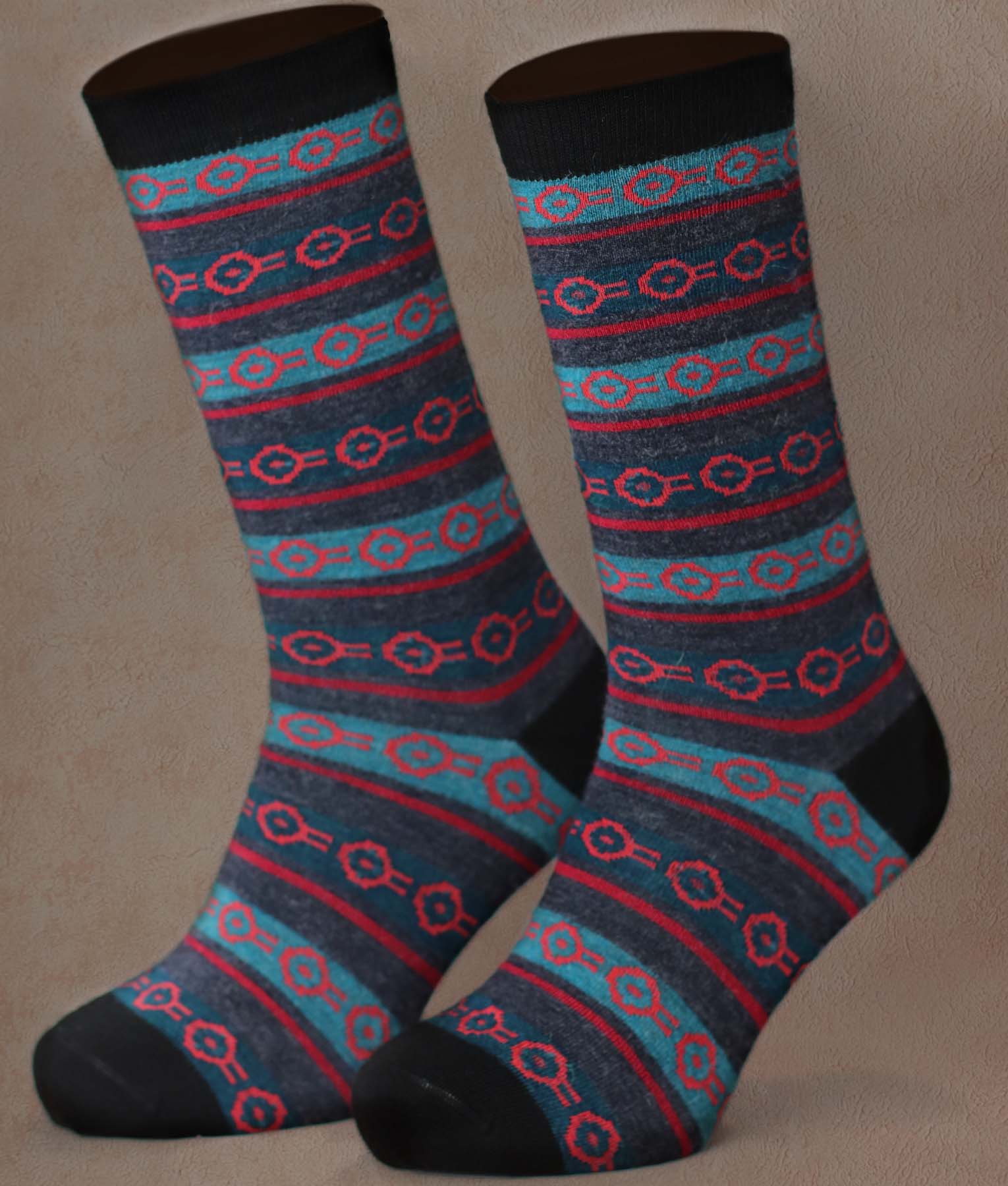 Heads & Lines Men's Socks