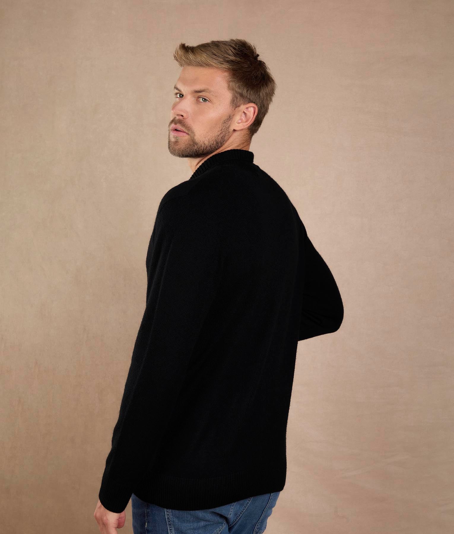 Luxury Black Cardigan