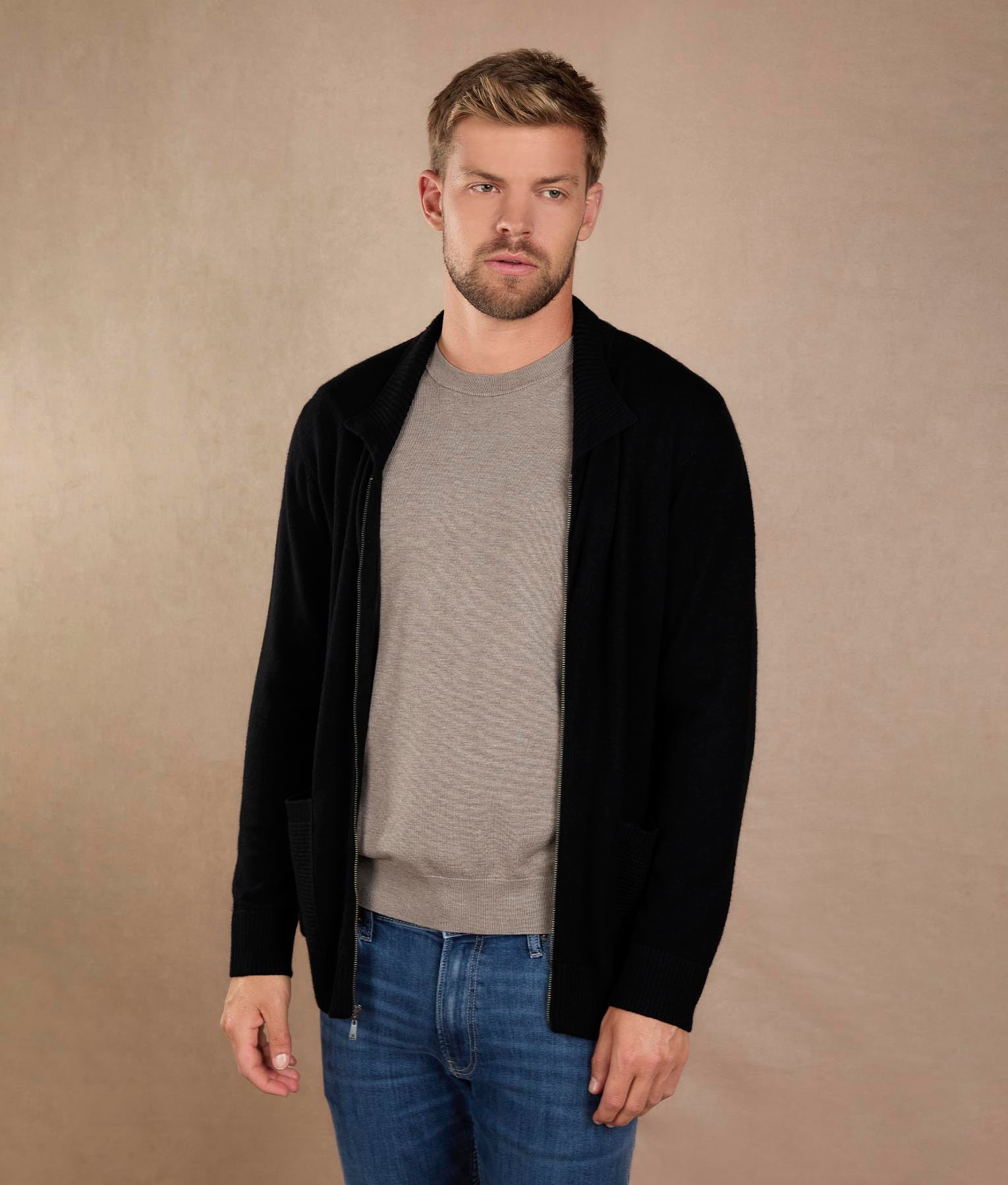 Luxury Black Cardigan