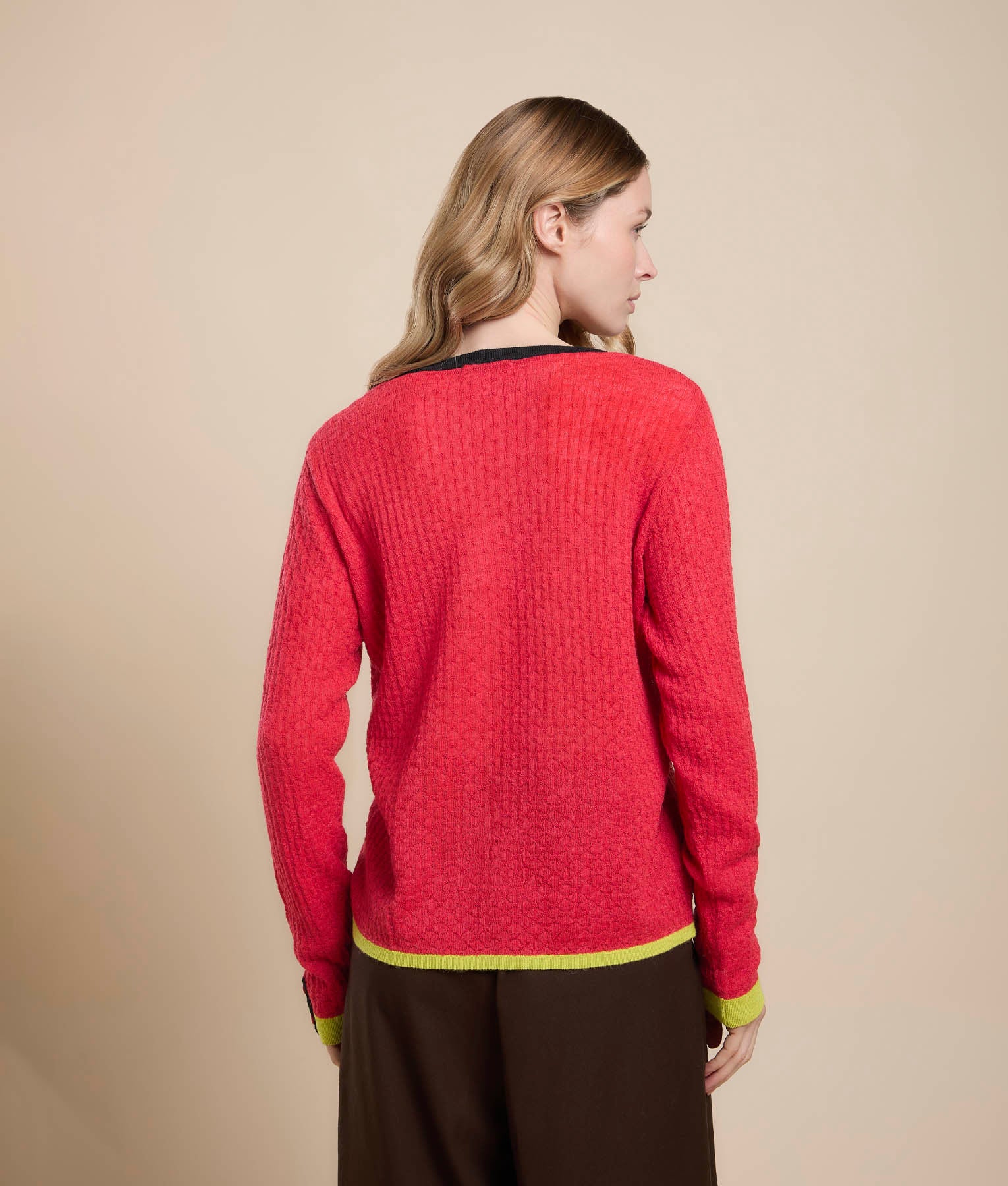 Little Buns Crew Neck Cardigan