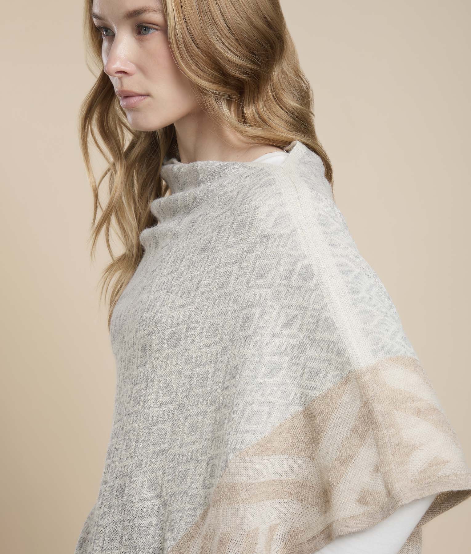 Basic Jacquard Poncho