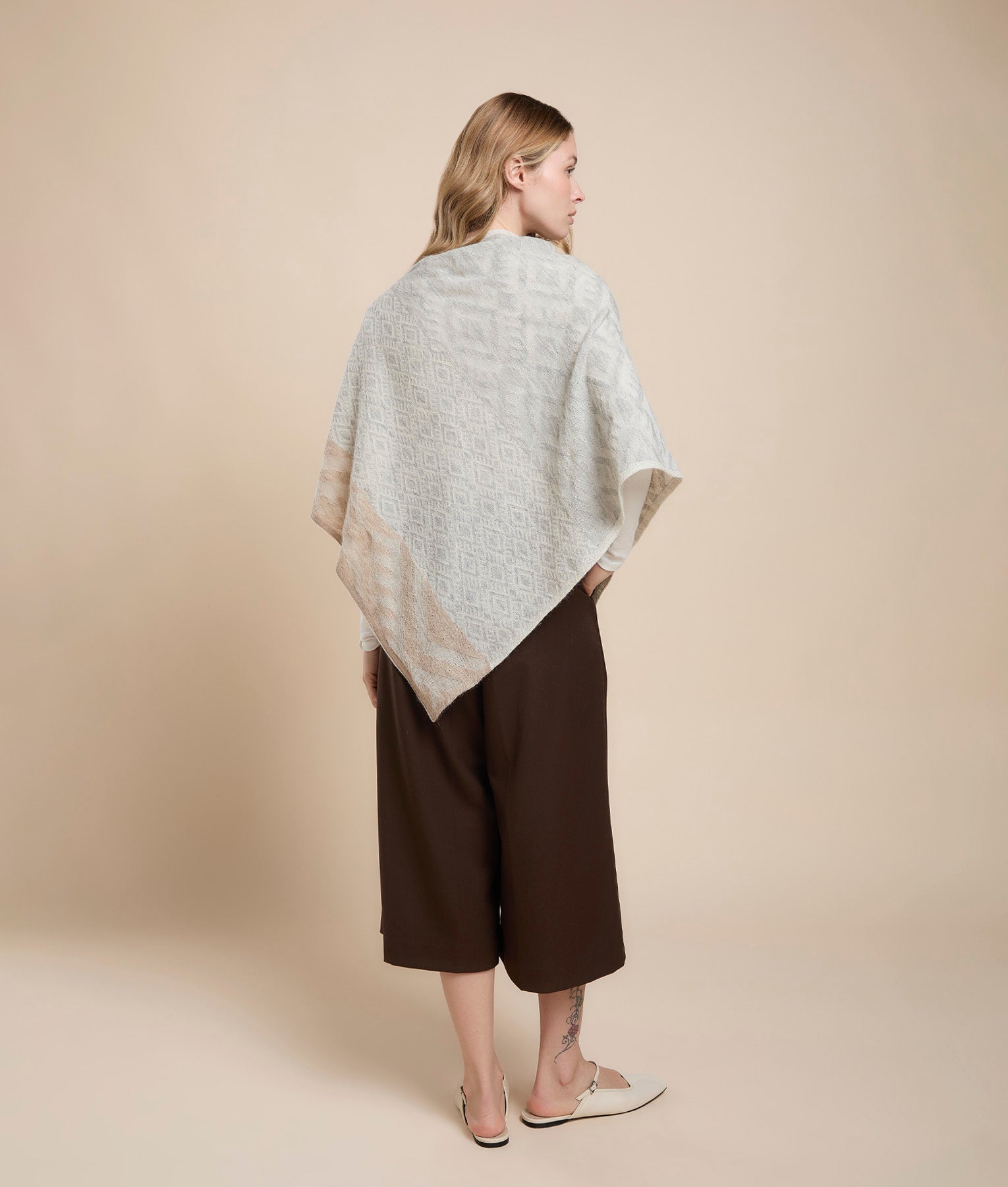 Basic Jacquard Poncho
