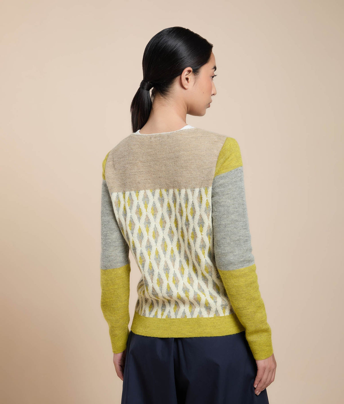 Geometric Jacquard Sweater
