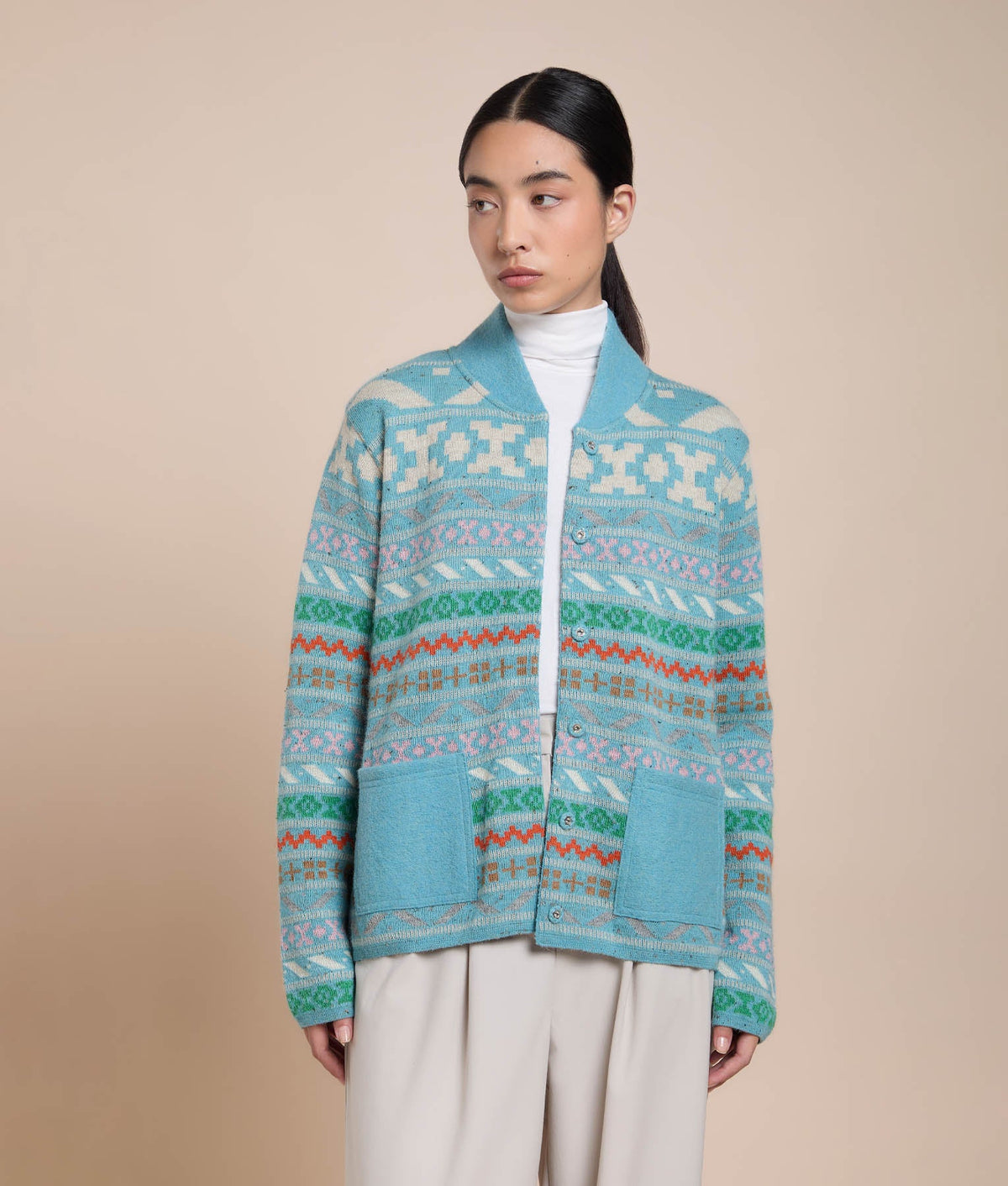 Women's 40's Cropped Cardigan