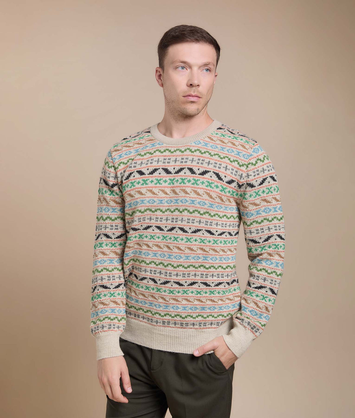 Forest Essence High-Neck Sweater
