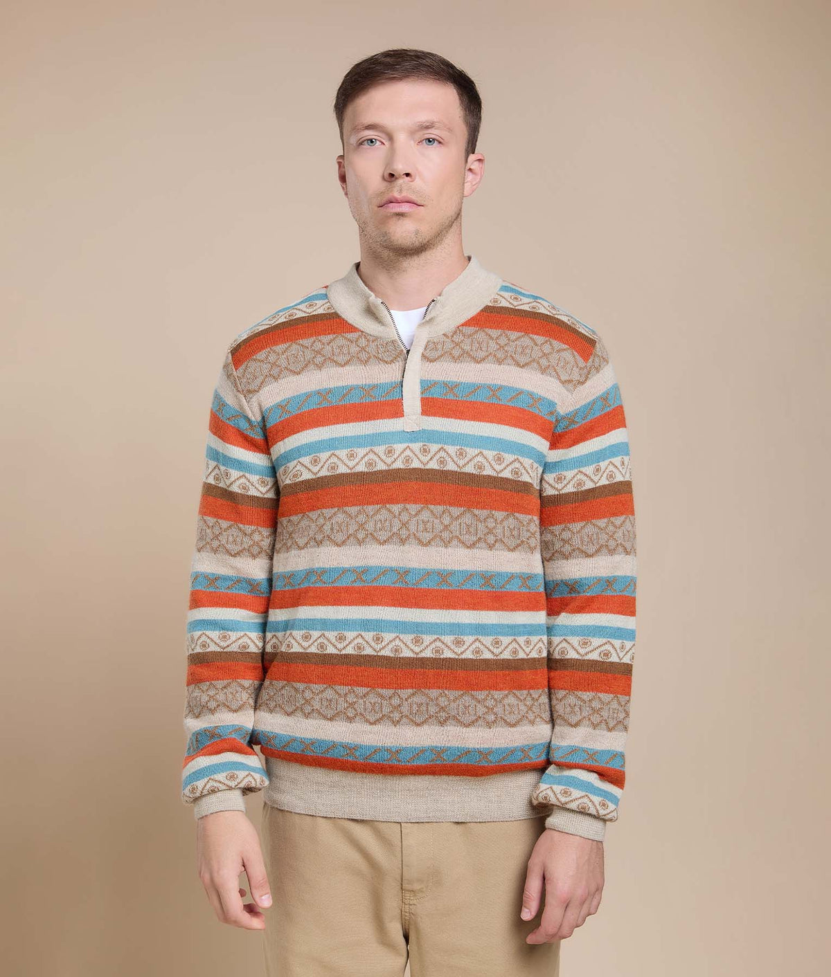 Andean Lines Jacquard Sweater