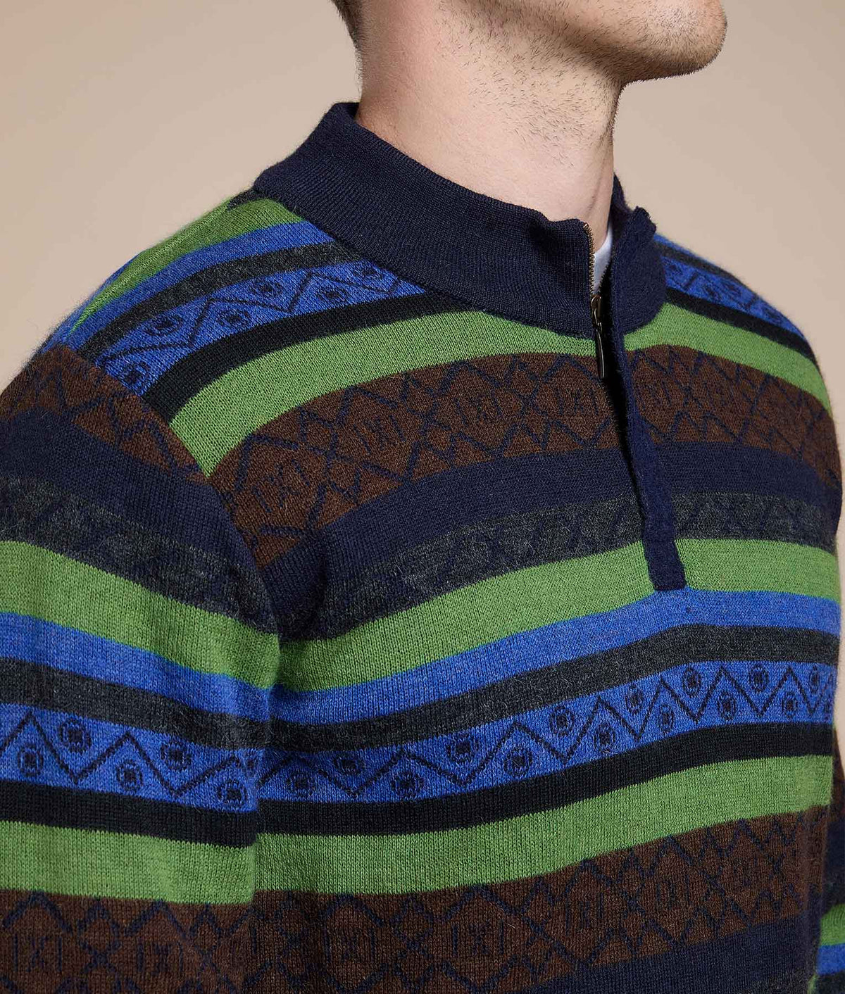 Andean Lines Jacquard Sweater