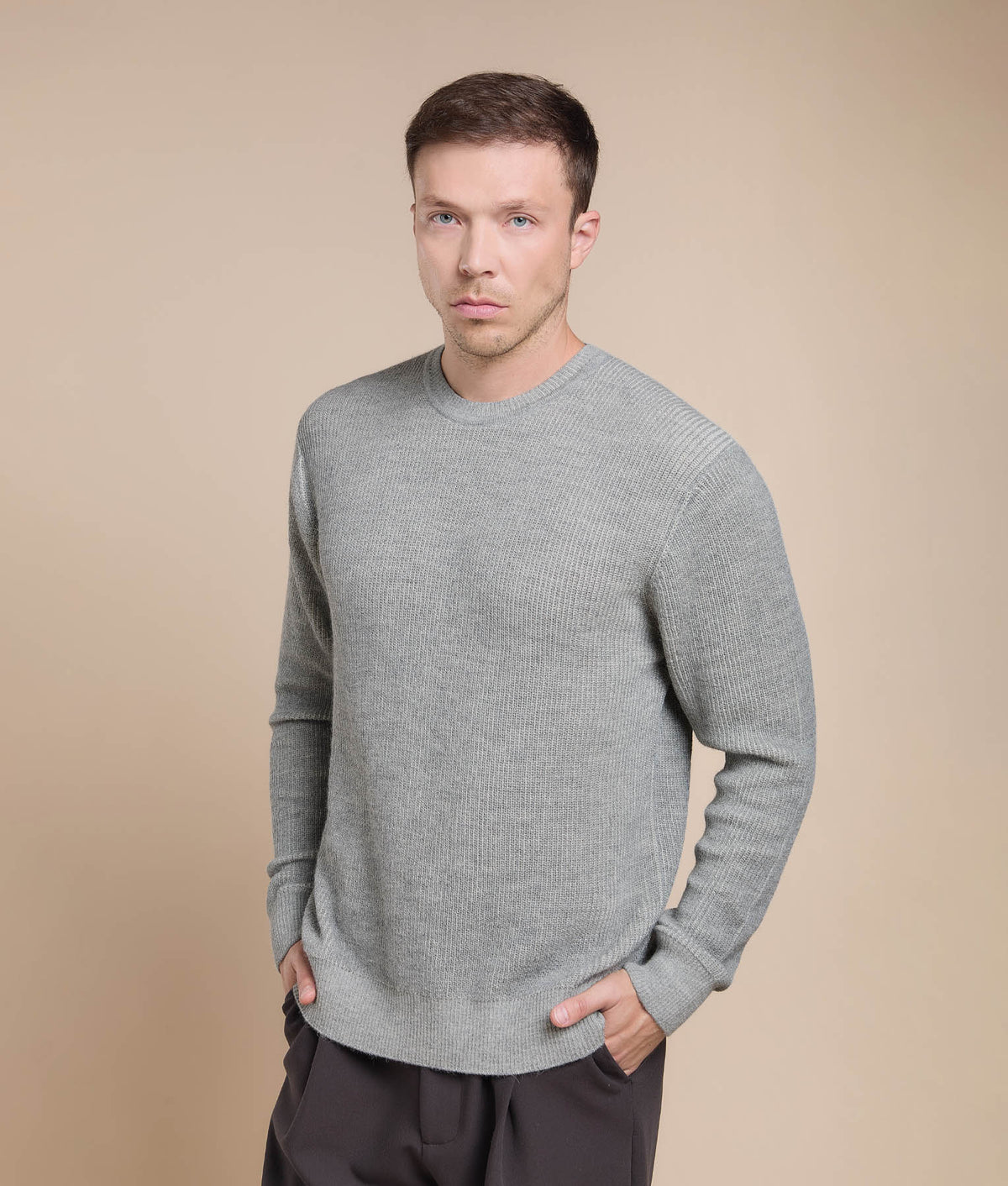 Men's Pearl Stitch Sweater