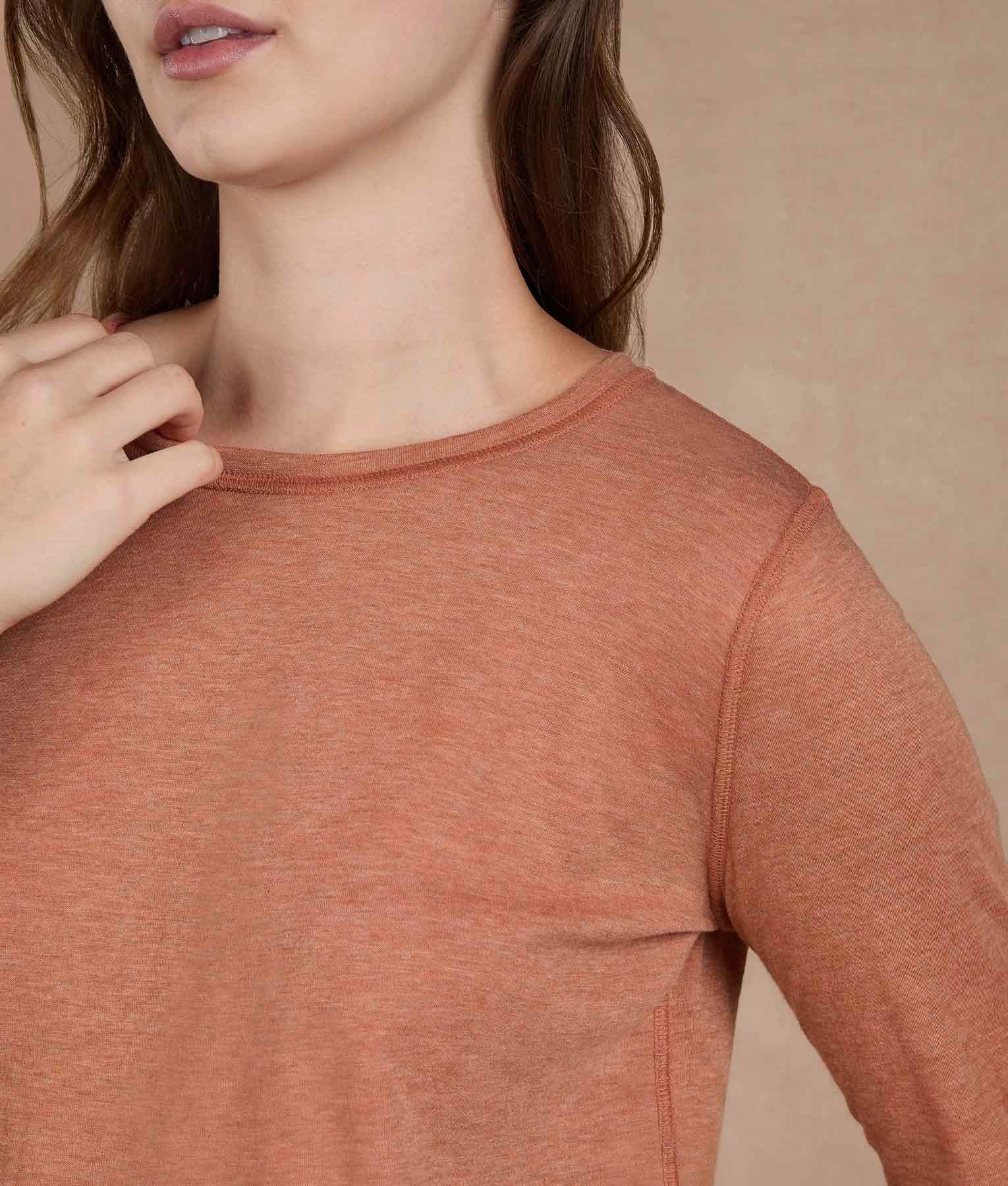 Peach Bloom and Living Coral Reversible Sweater