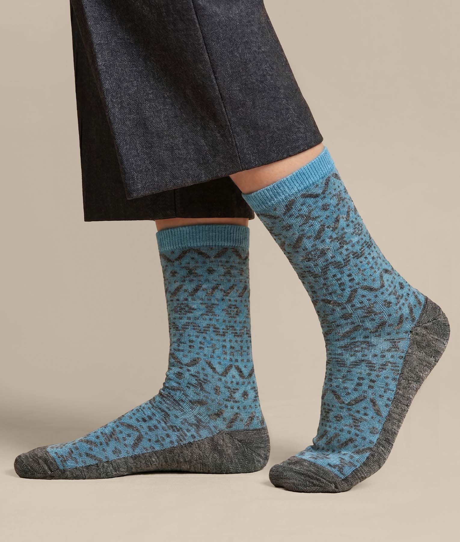 Women's  Bicolor Andes Socks