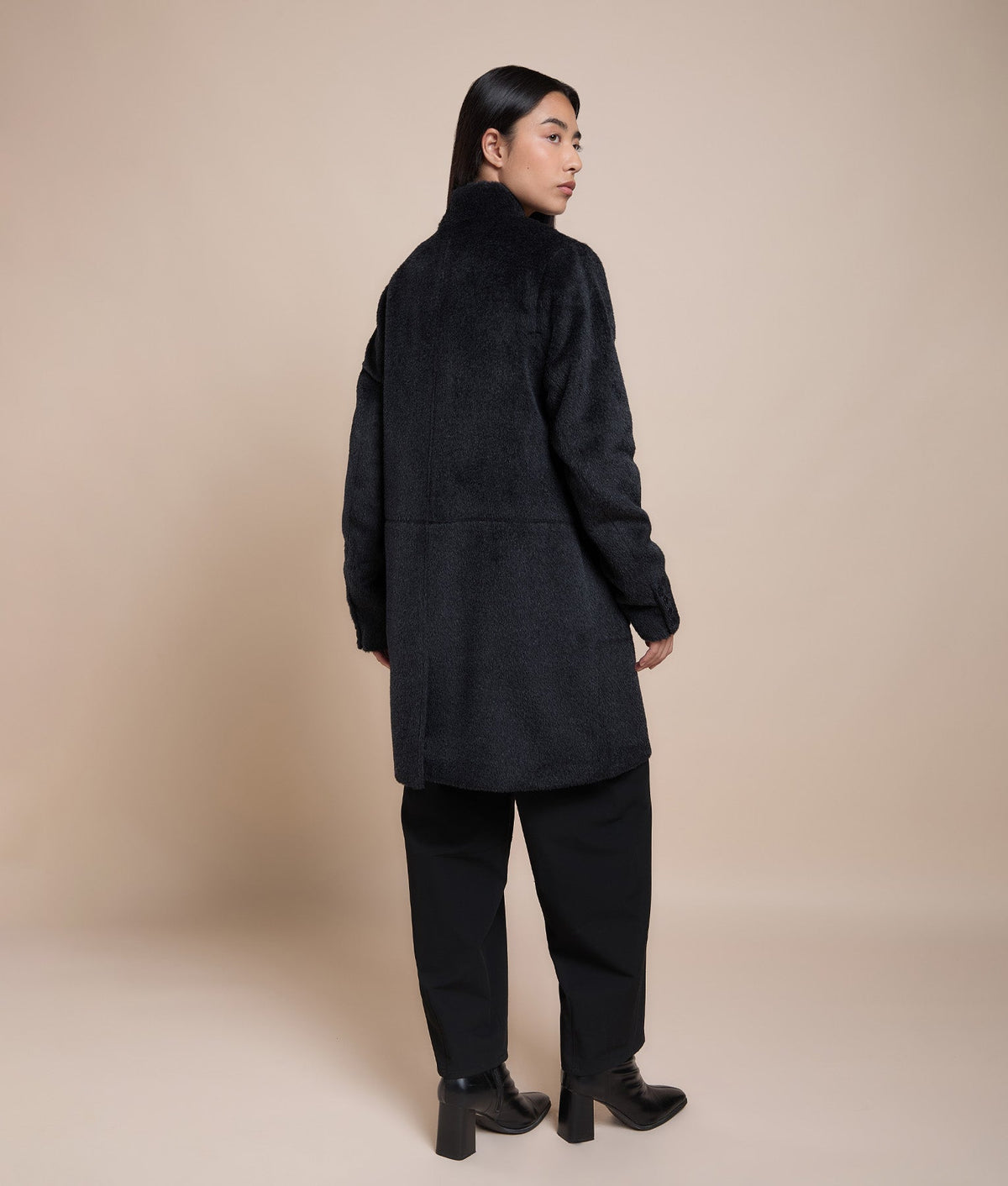 Classic Mini-Collar Coat