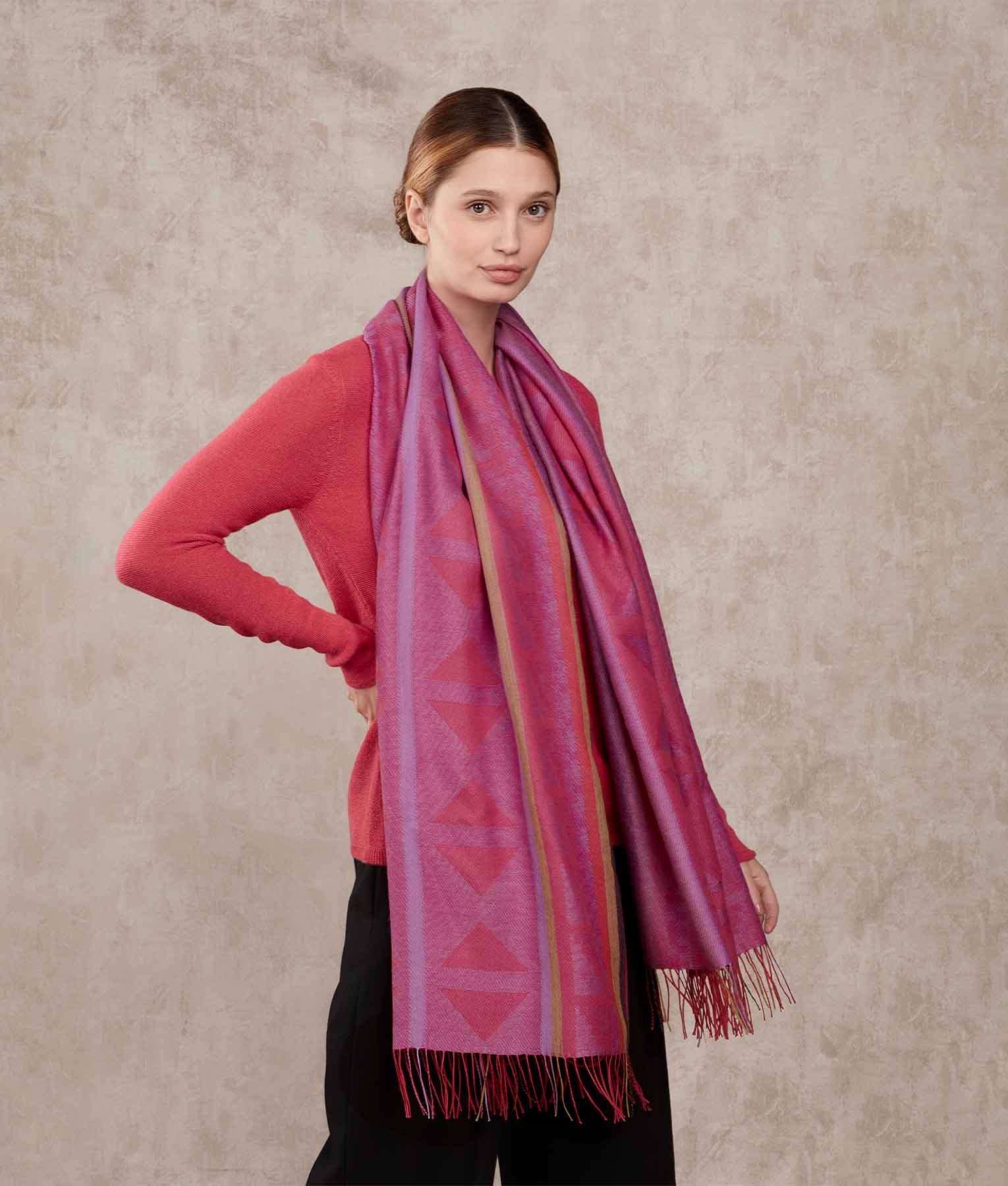 The Ceramics Jacquard Shawl