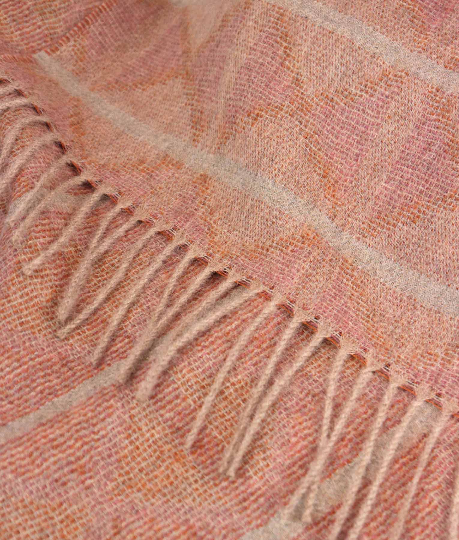 Cross Out Jacquard Throw Baby Alpaca