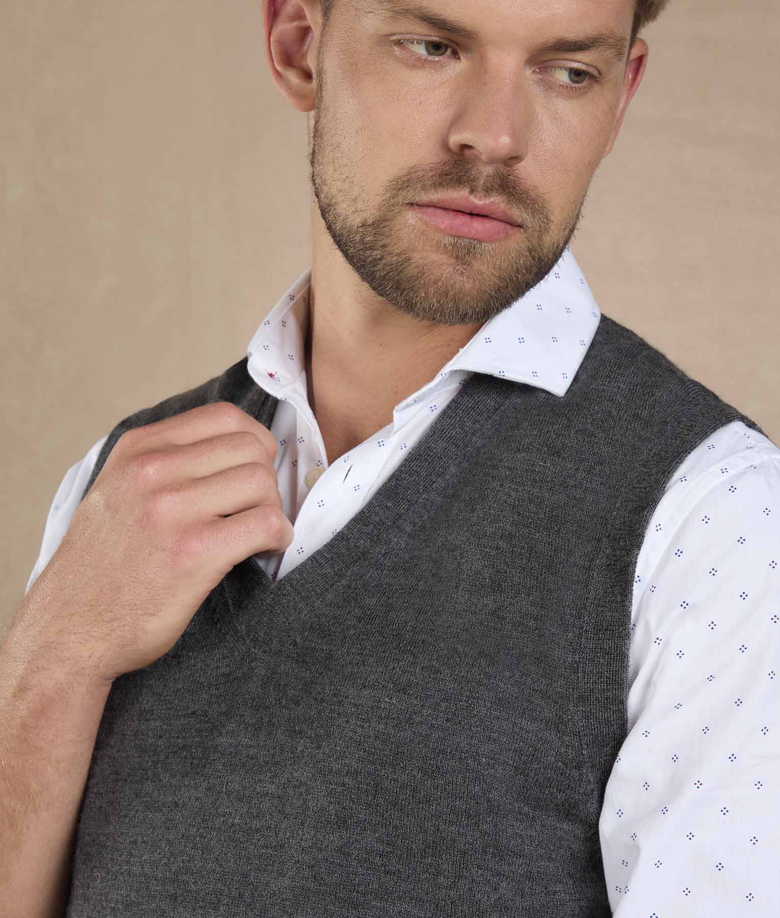 Classic Vest - Smoked Pearl