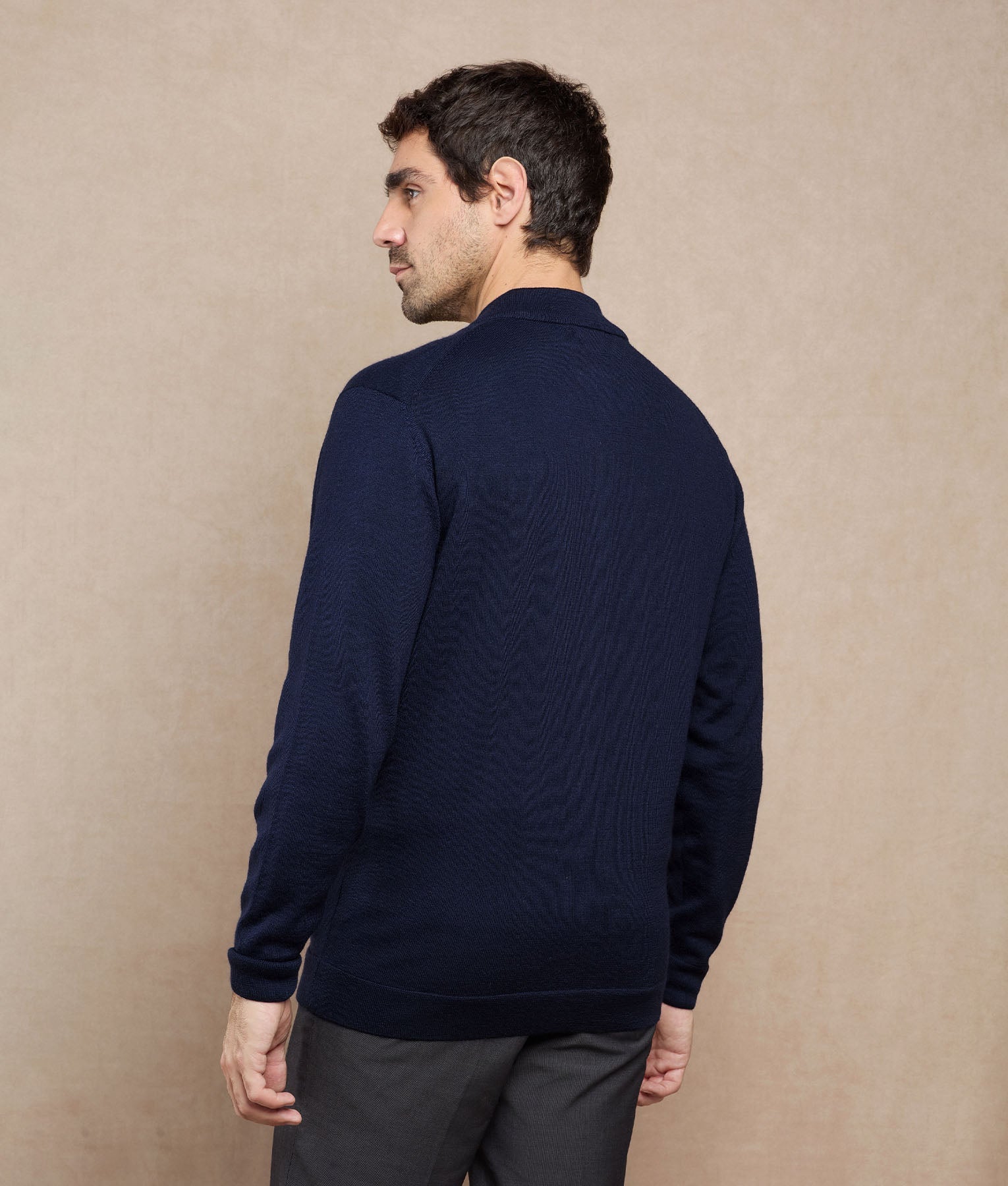 Mock Neck Cardigan