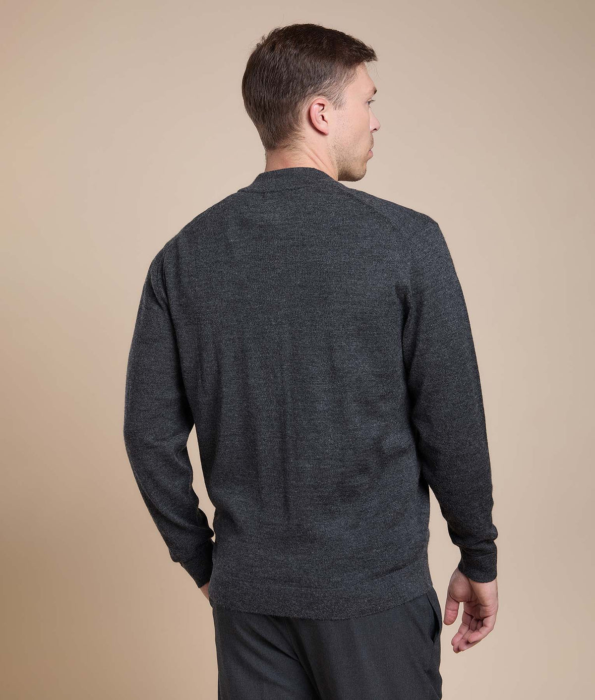 High-Neck Cardigan