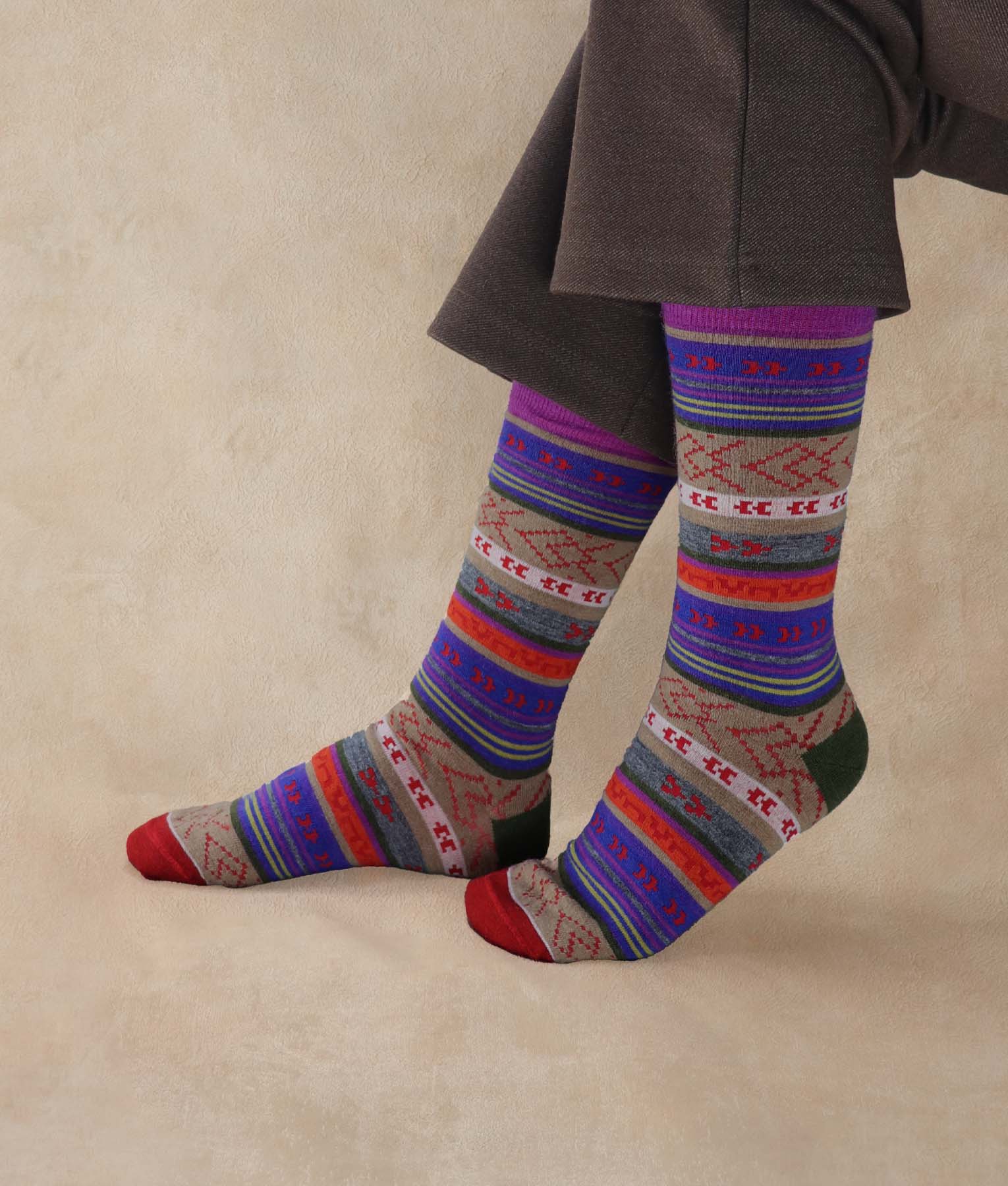 Multi Jacquard Women's Socks