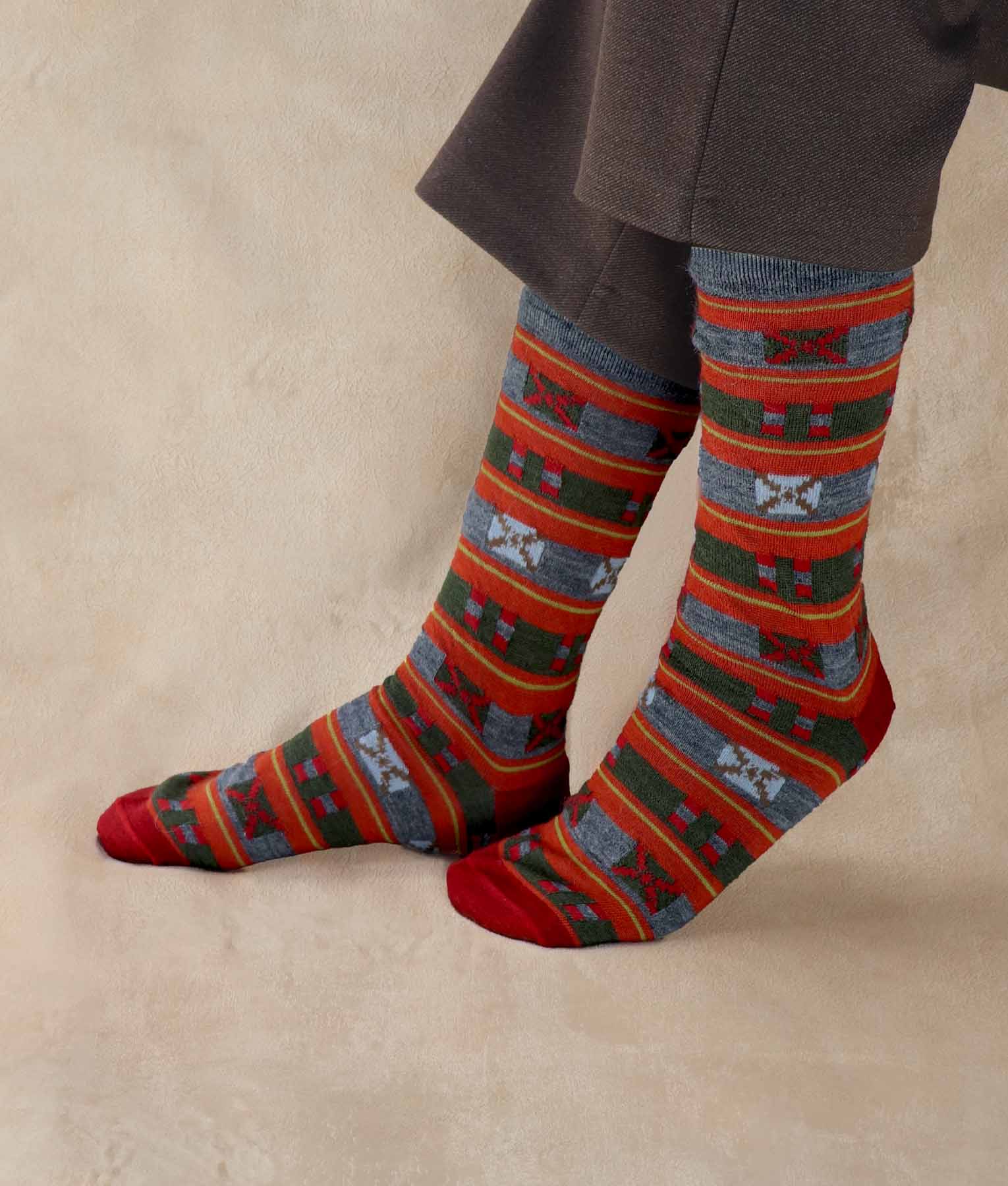 Crossed Ladies Socks