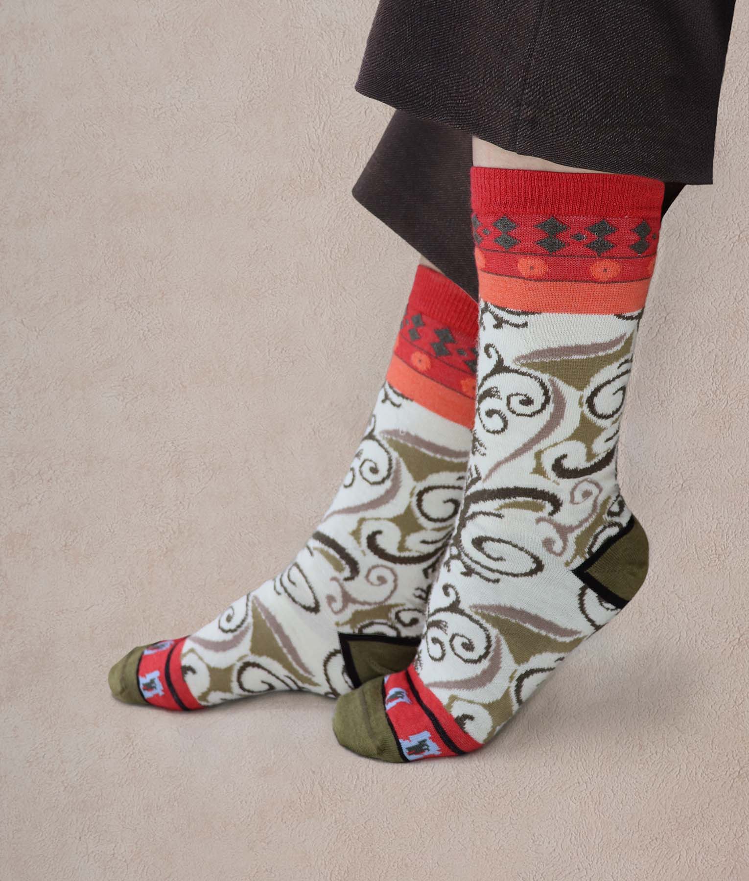 Wall Paper Pattern Women's Socks