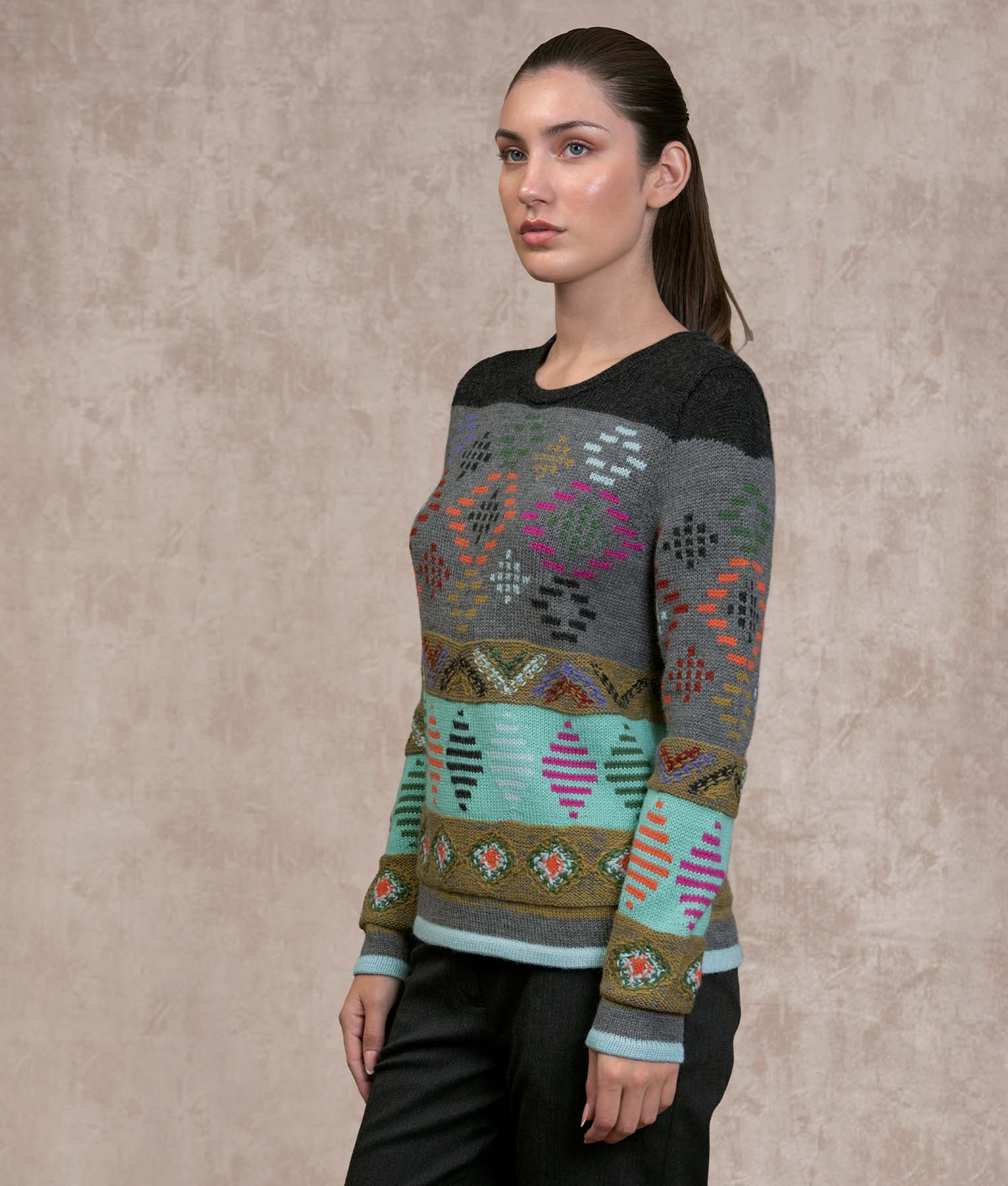 Diadema Intarsia Sweater