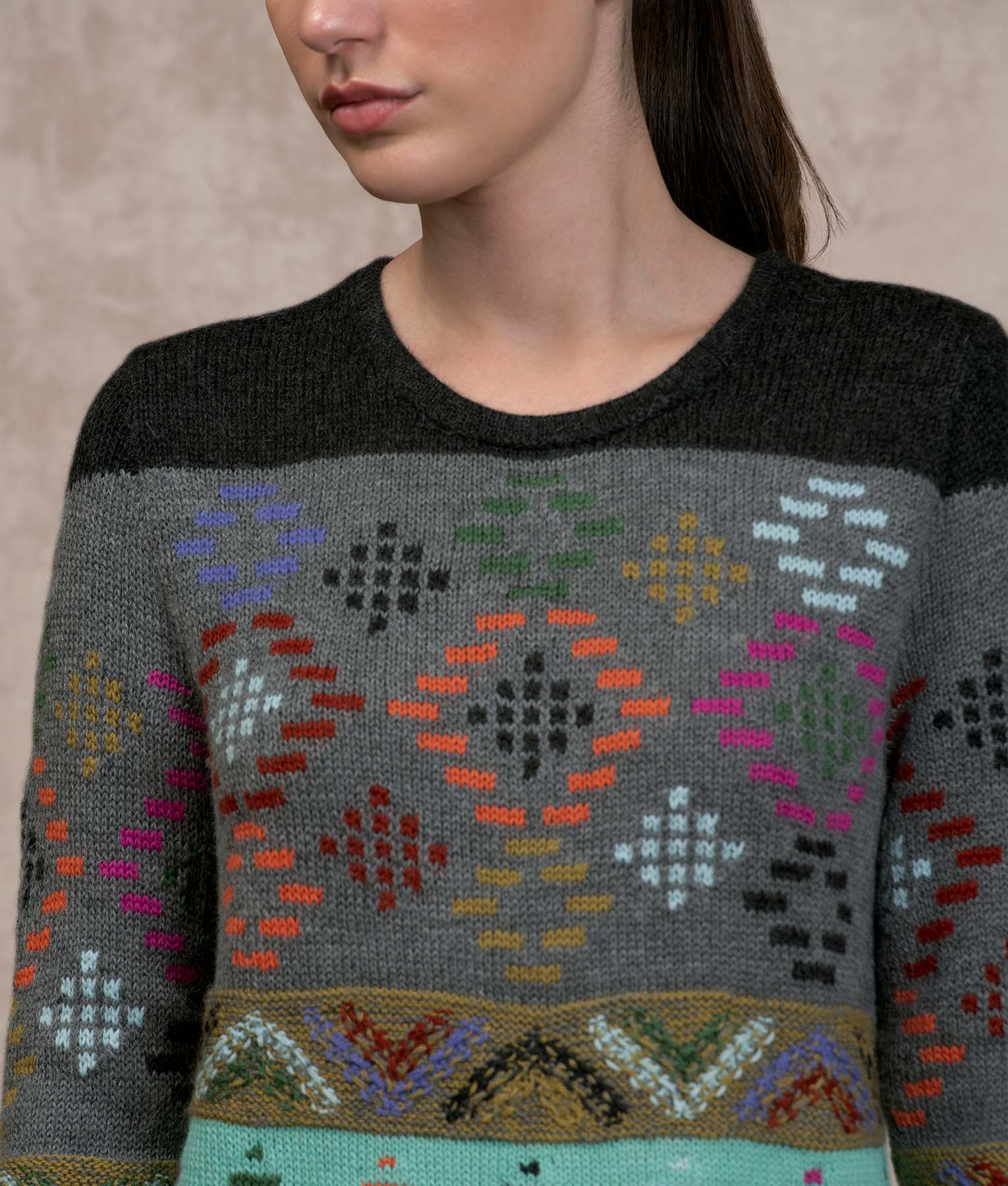 Diadema Intarsia Sweater