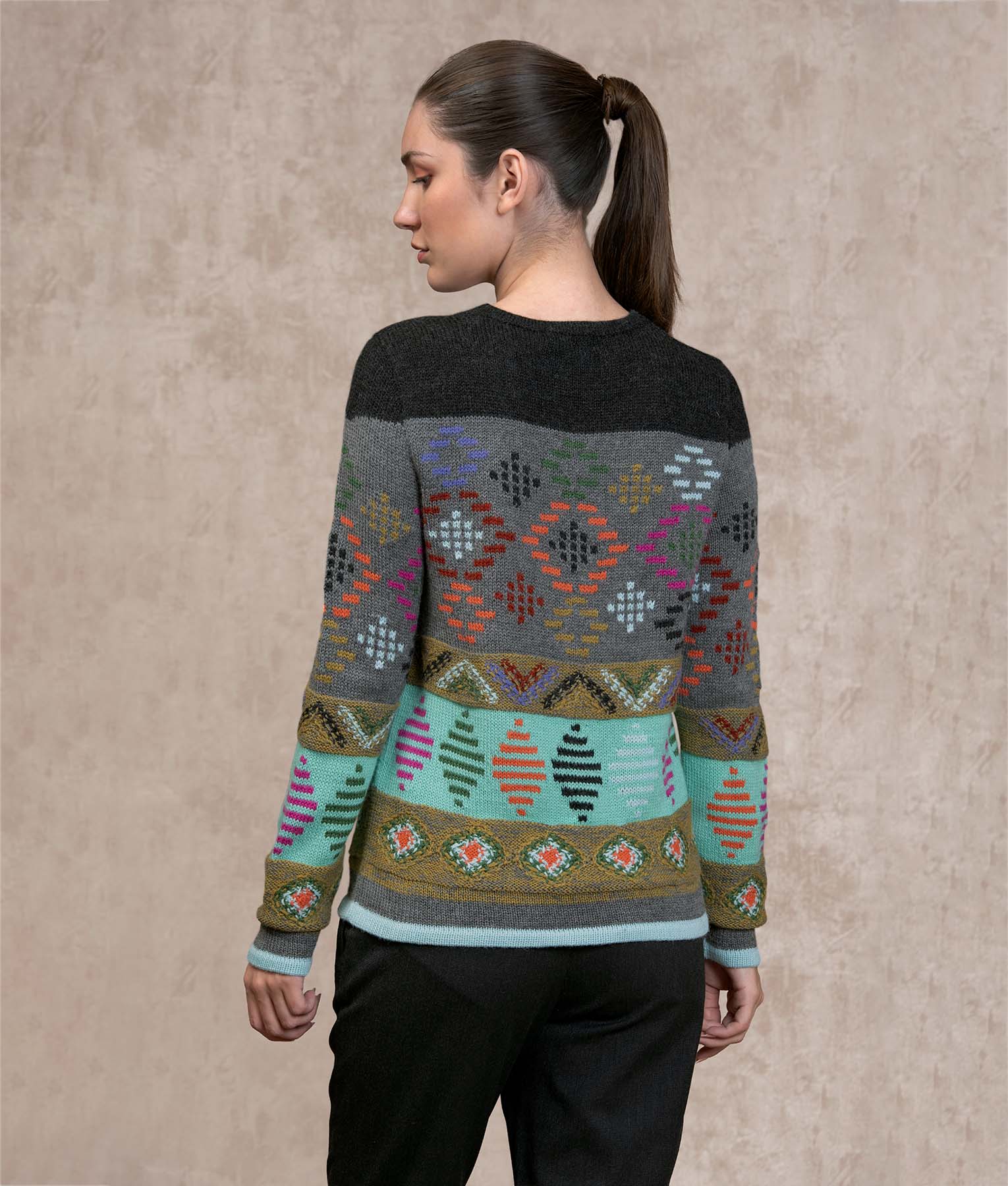 Diadema Intarsia Sweater