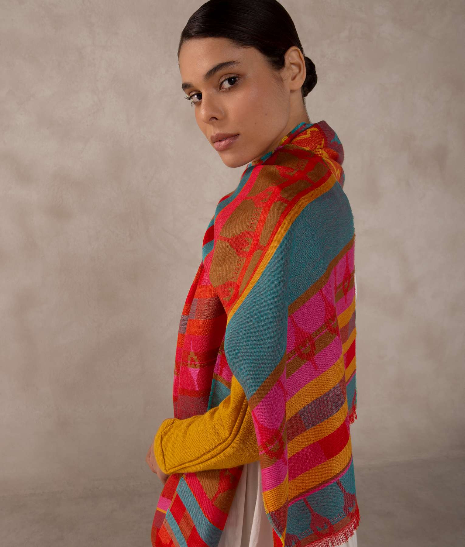 New Multi Pattern Scarf