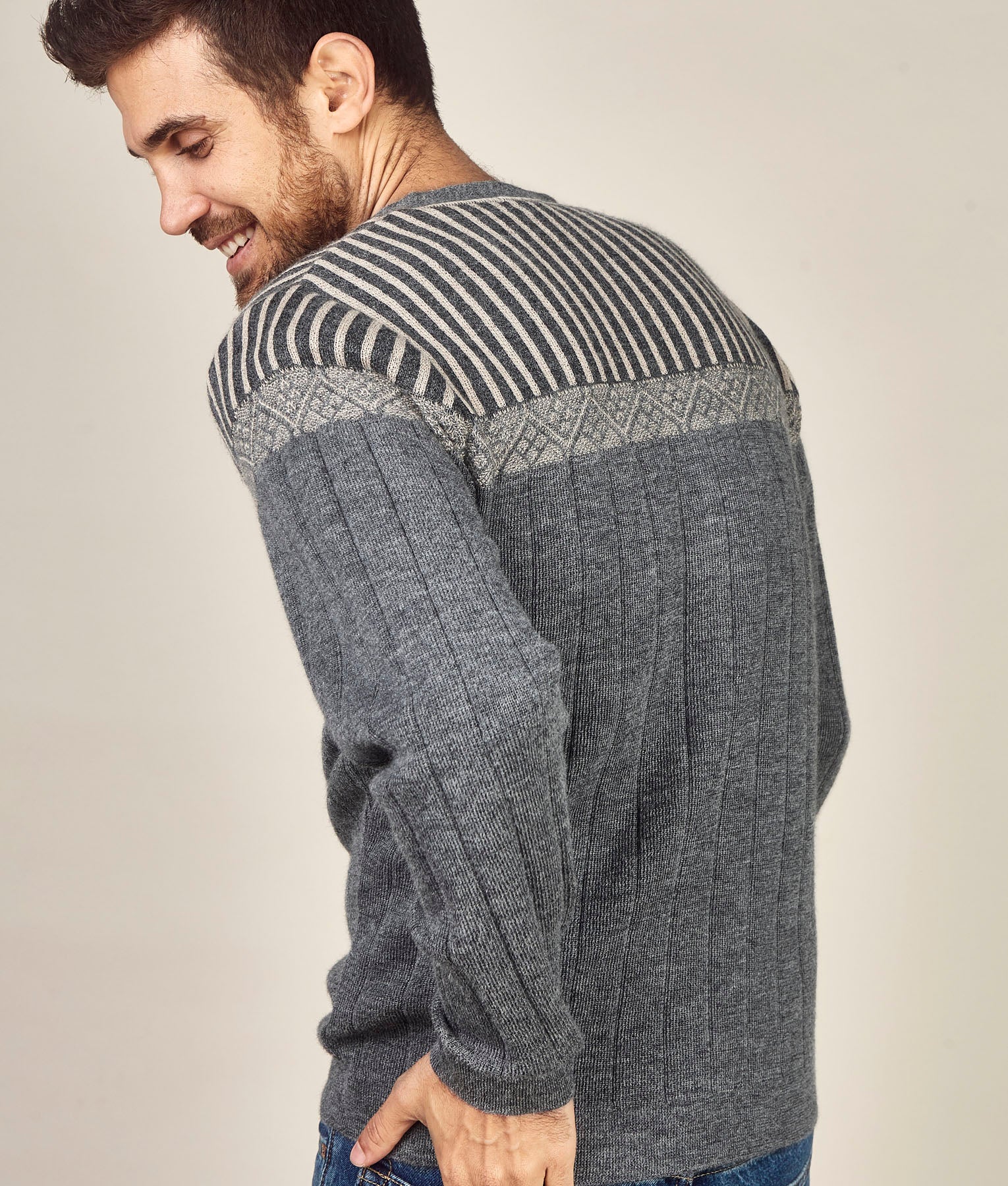 Half-Zip Decab Sweater