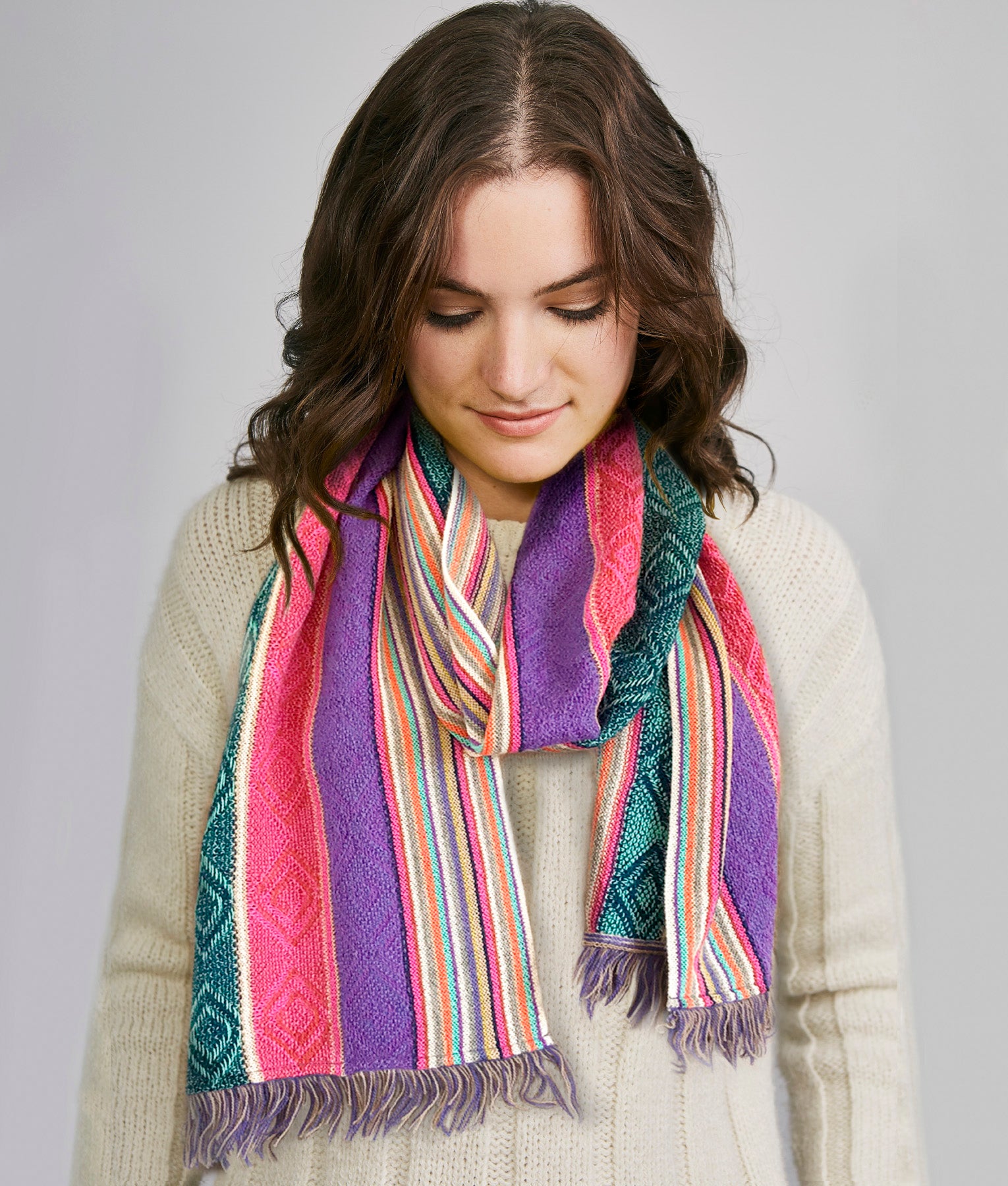 Lightweight Fringed Scarf